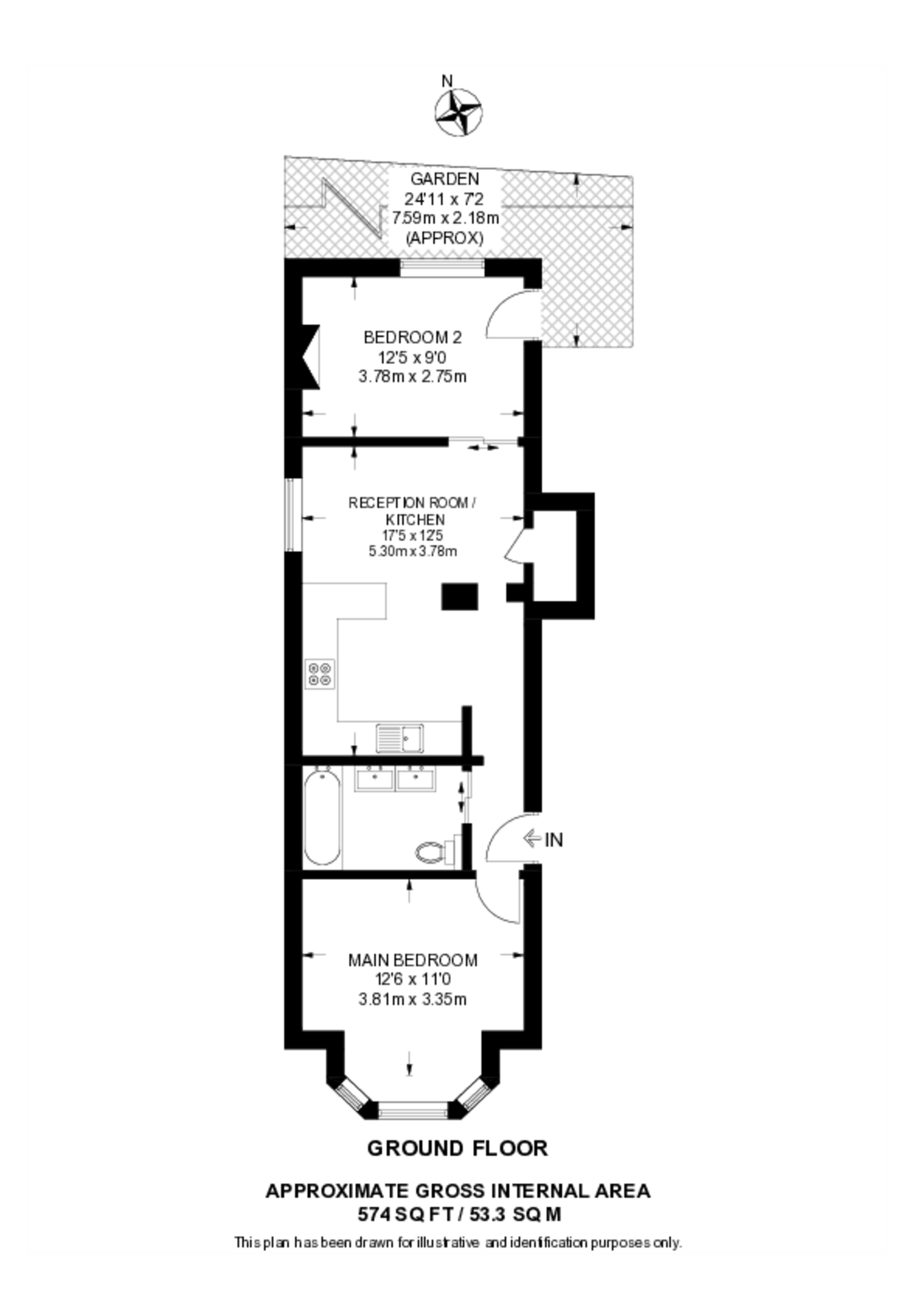 Lewin Road, Streatham floorplan
