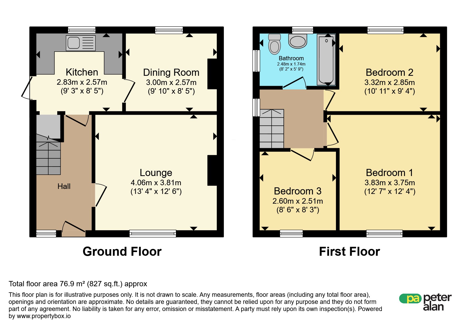 35, Washford Avenue, CARDIFF floorplan