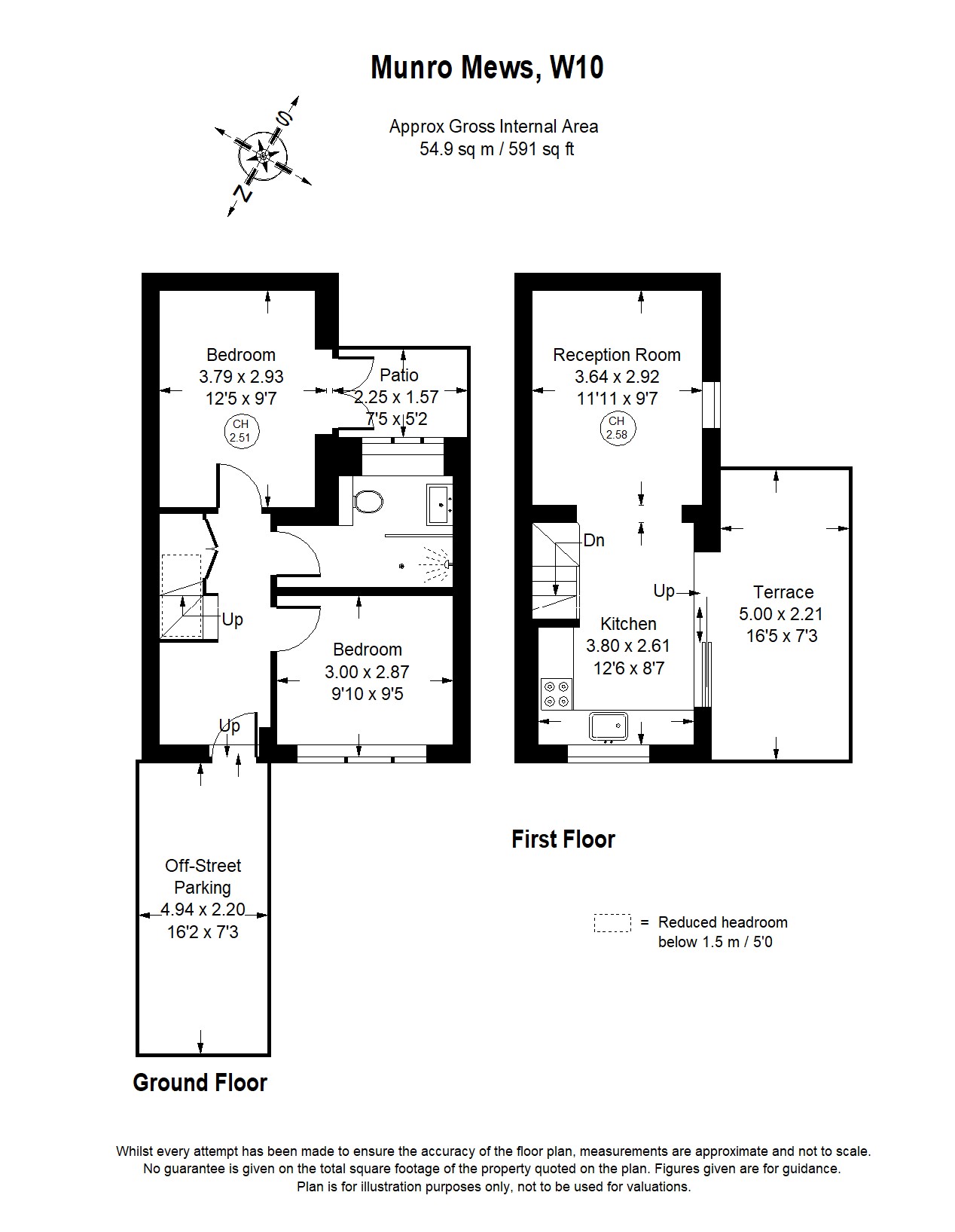 Munro Mews, London floorplan