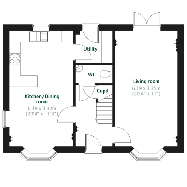 4 Bedrooms Detached house for sale in 