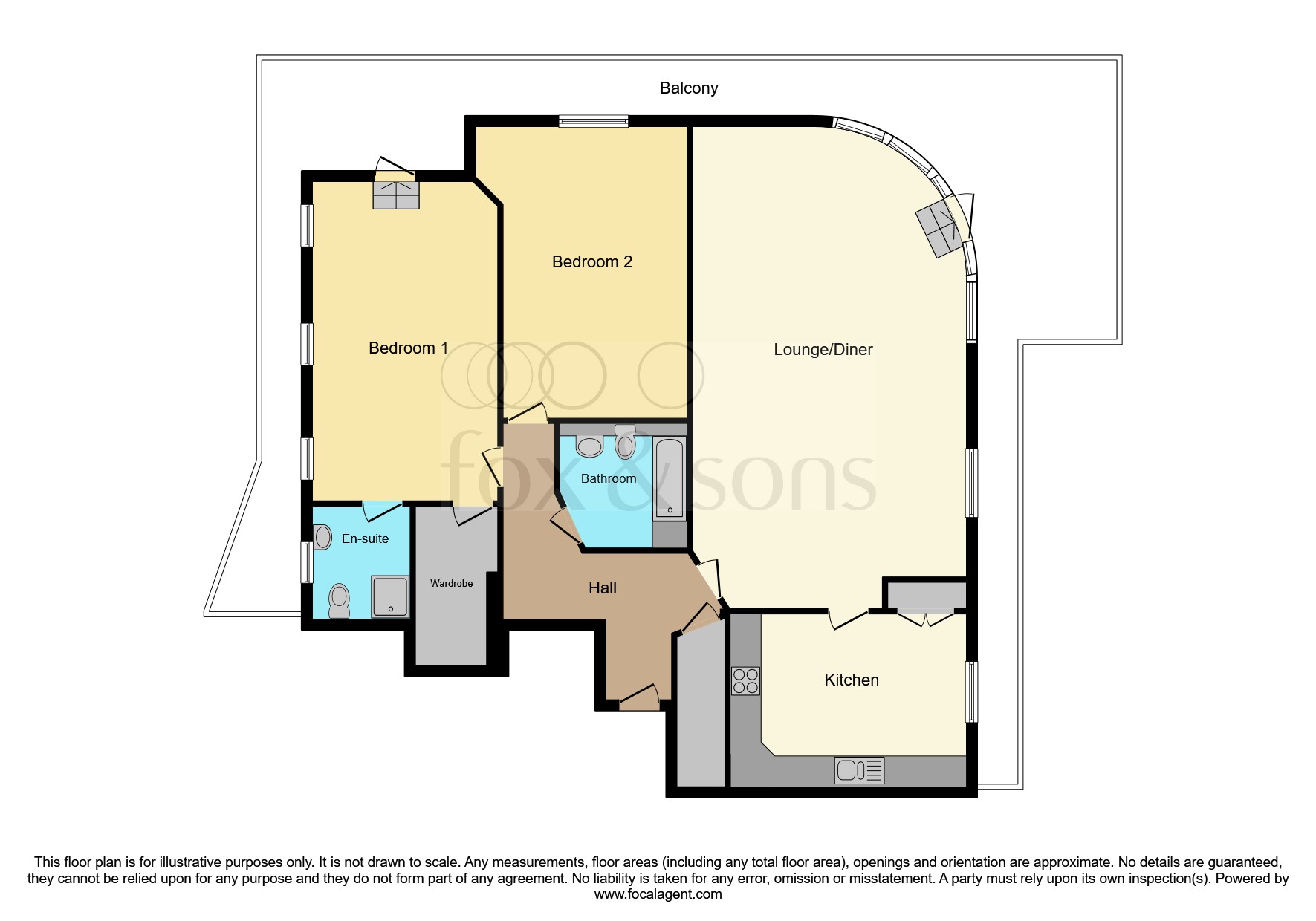 Apartment 94, Aqua, Lifeboat Quay, Poole floorplan