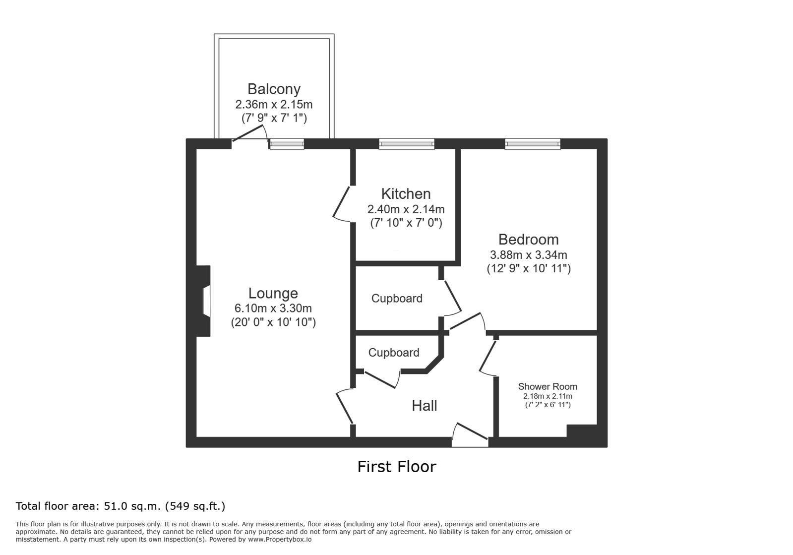 14 Emma Court,, Southern Road, Hampshire floorplan
