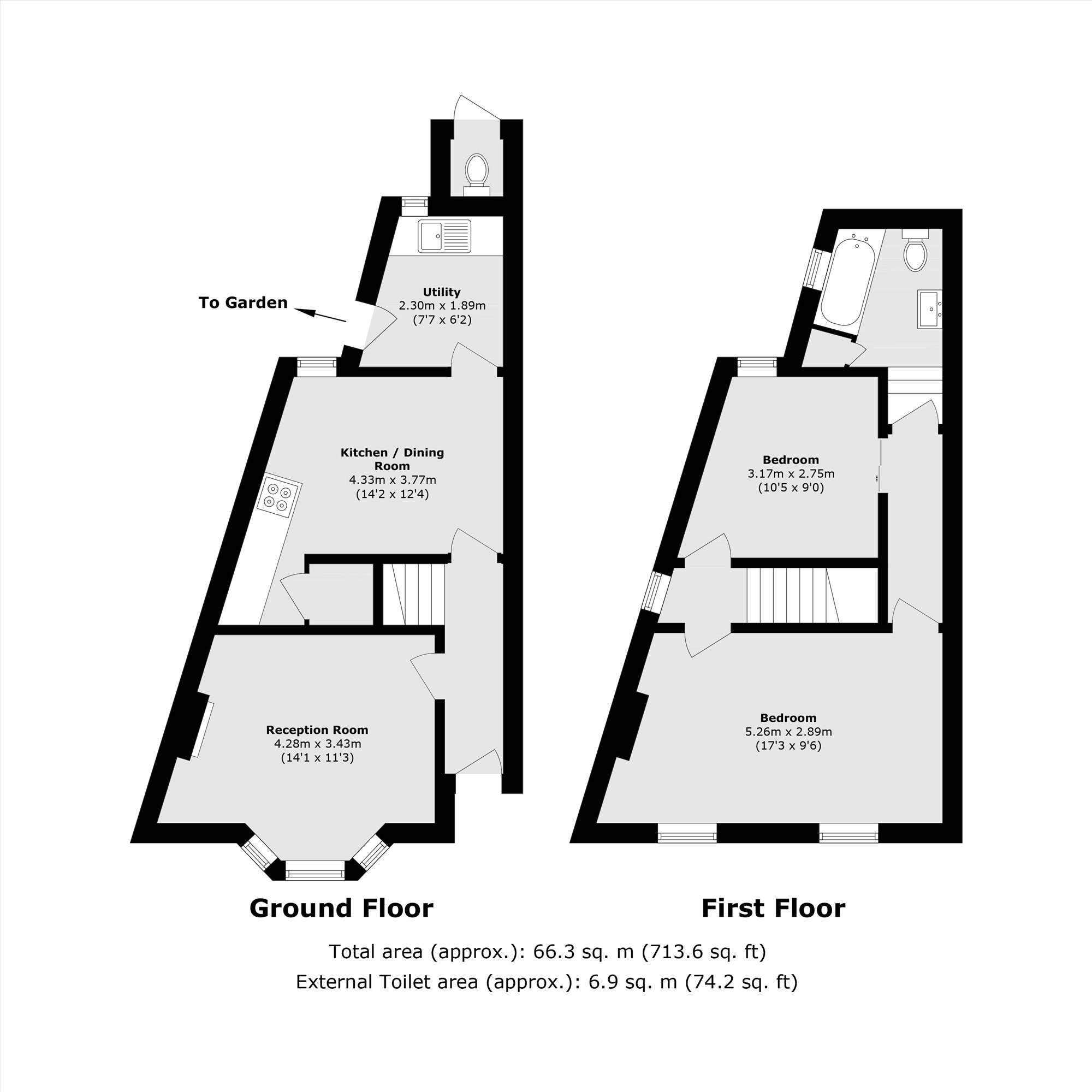 21, Blissett Street, London floorplan
