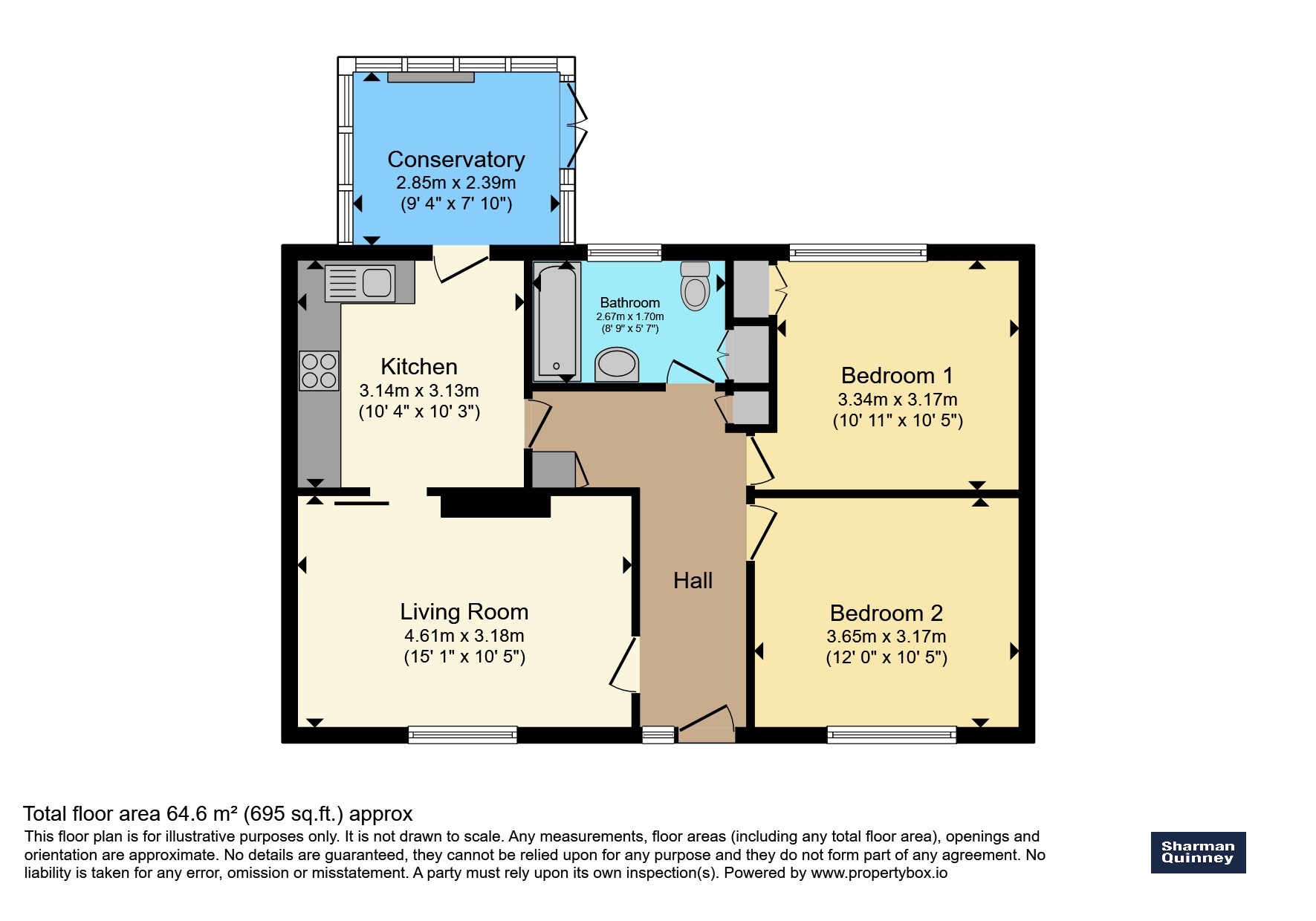 45, Oaklands Avenue, Huntingdon floorplan