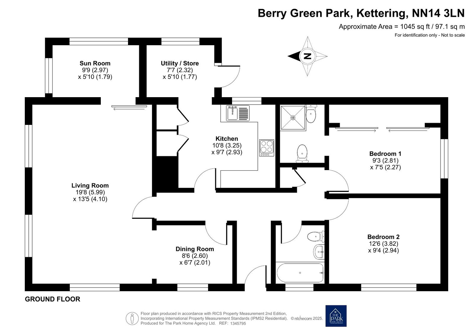 2, Berry Green Park, Kettering floorplan