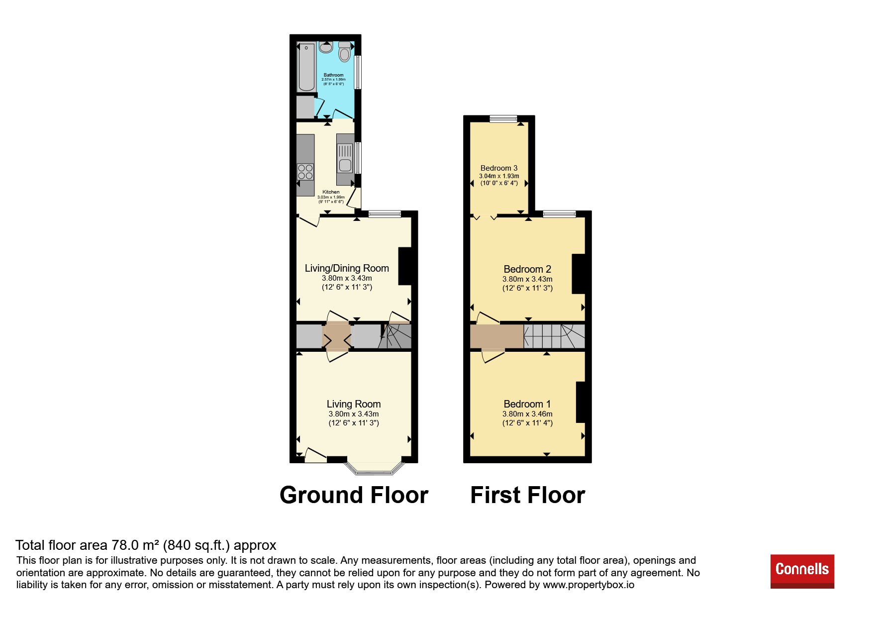 136, Wiggin Street, BIRMINGHAM floorplan