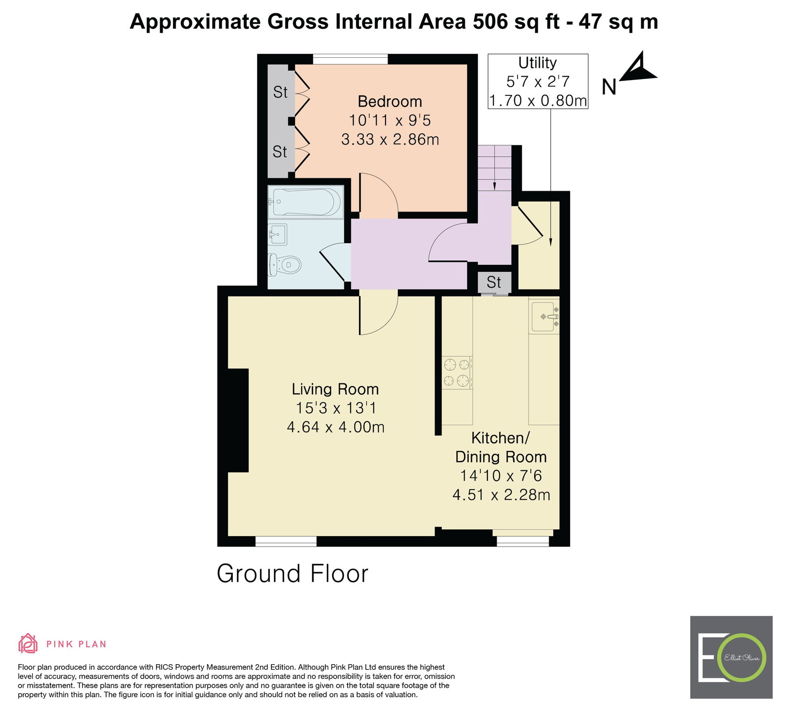 134,Flat 4, Bath Road, Cheltenham floorplan