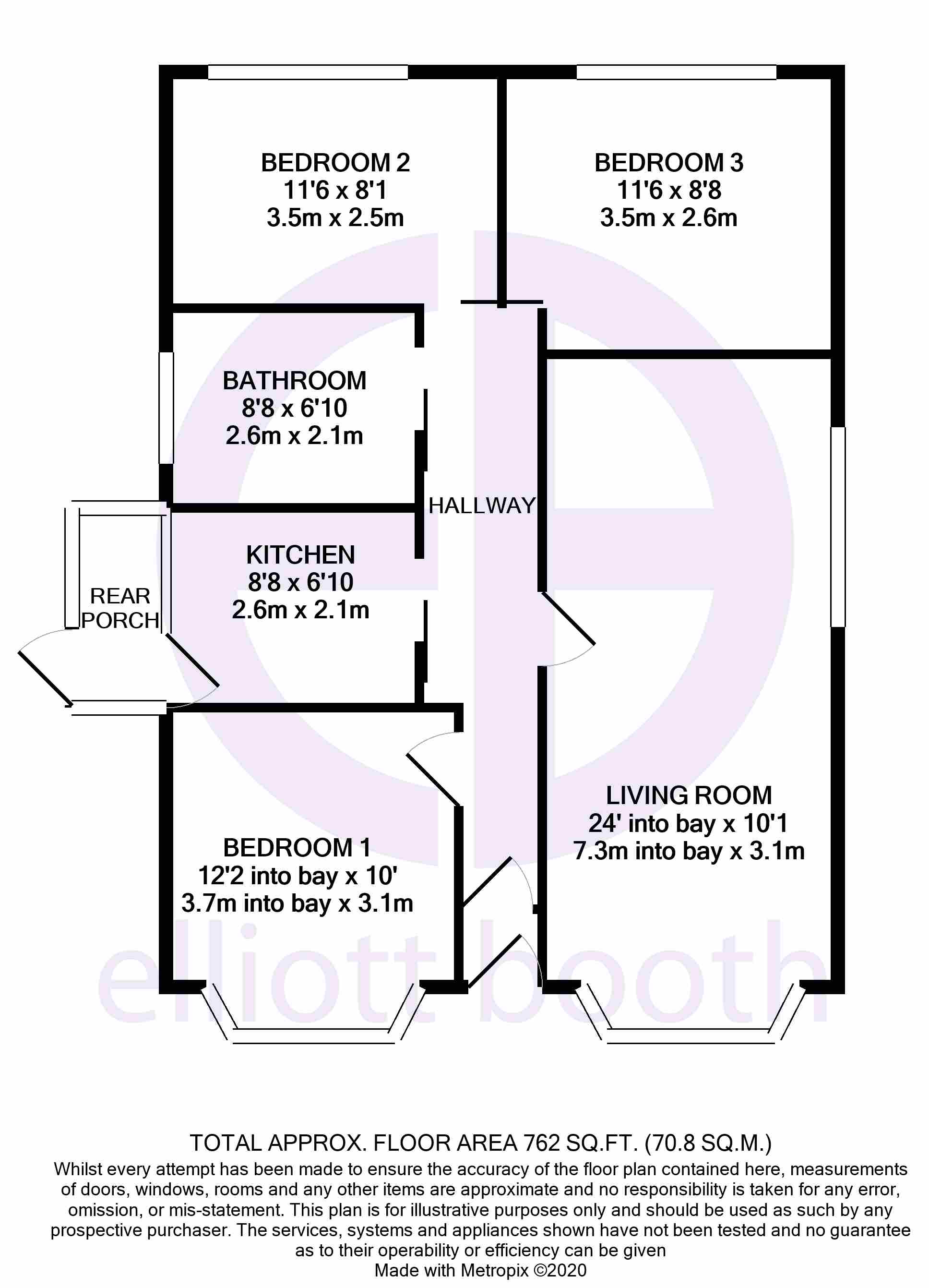 Harcourt Road, Blackpool FY4, 3 bedroom detached bungalow for sale