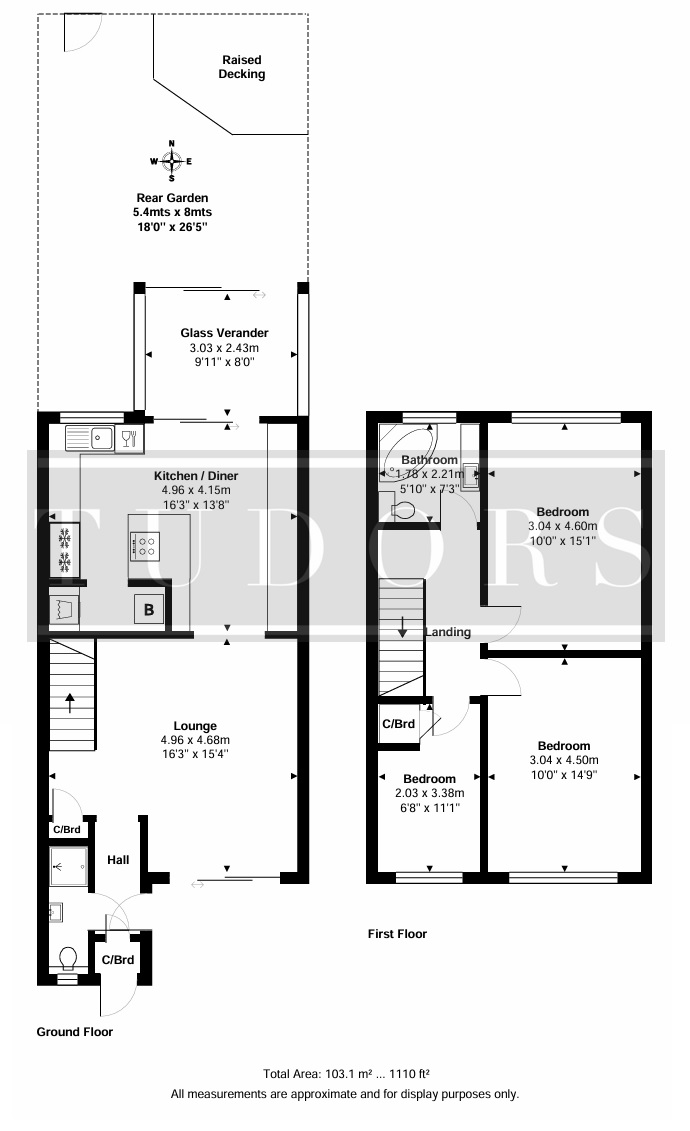 Buckingham Gardens, West Molesey floorplan