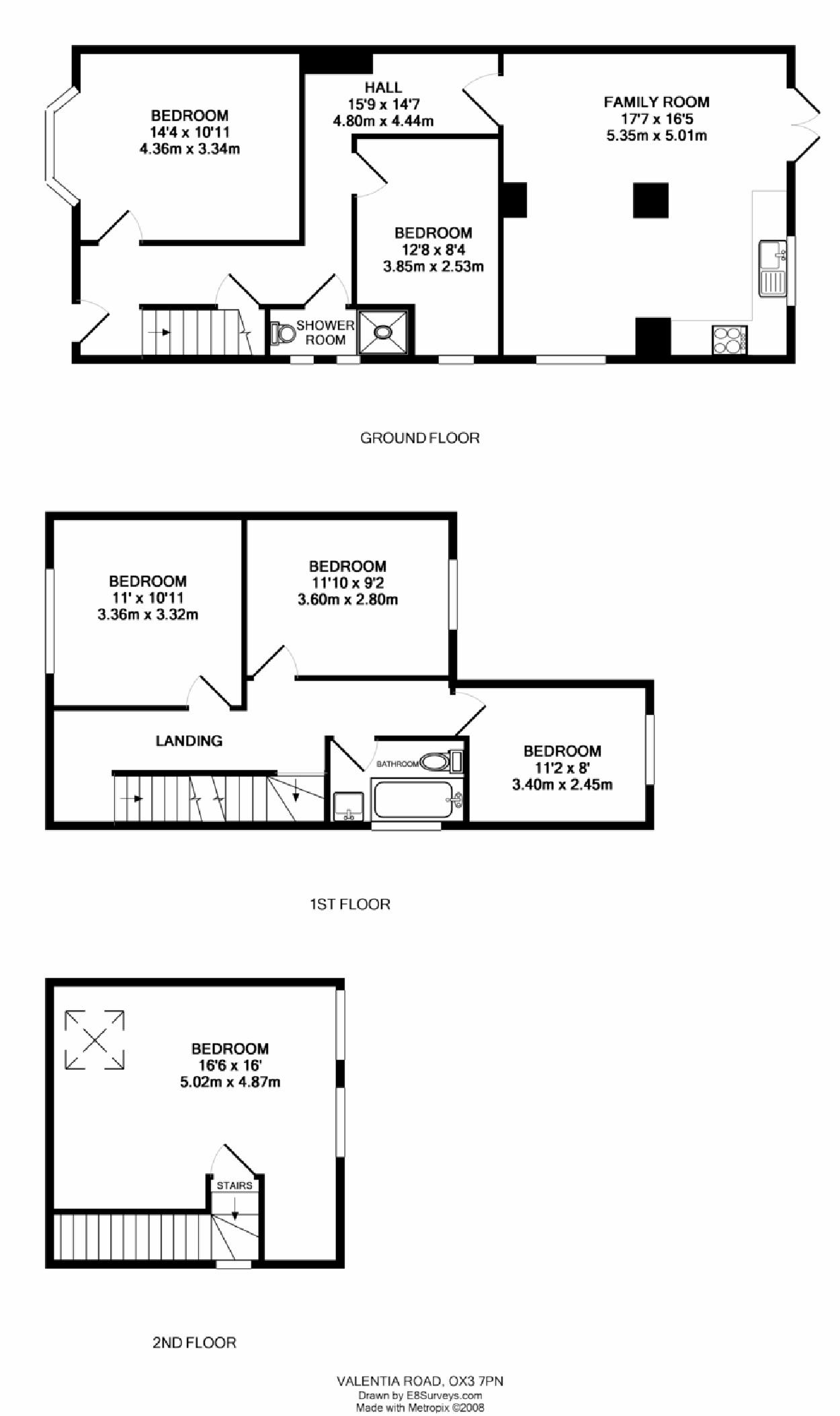 Valentia Road, Oxford floorplan