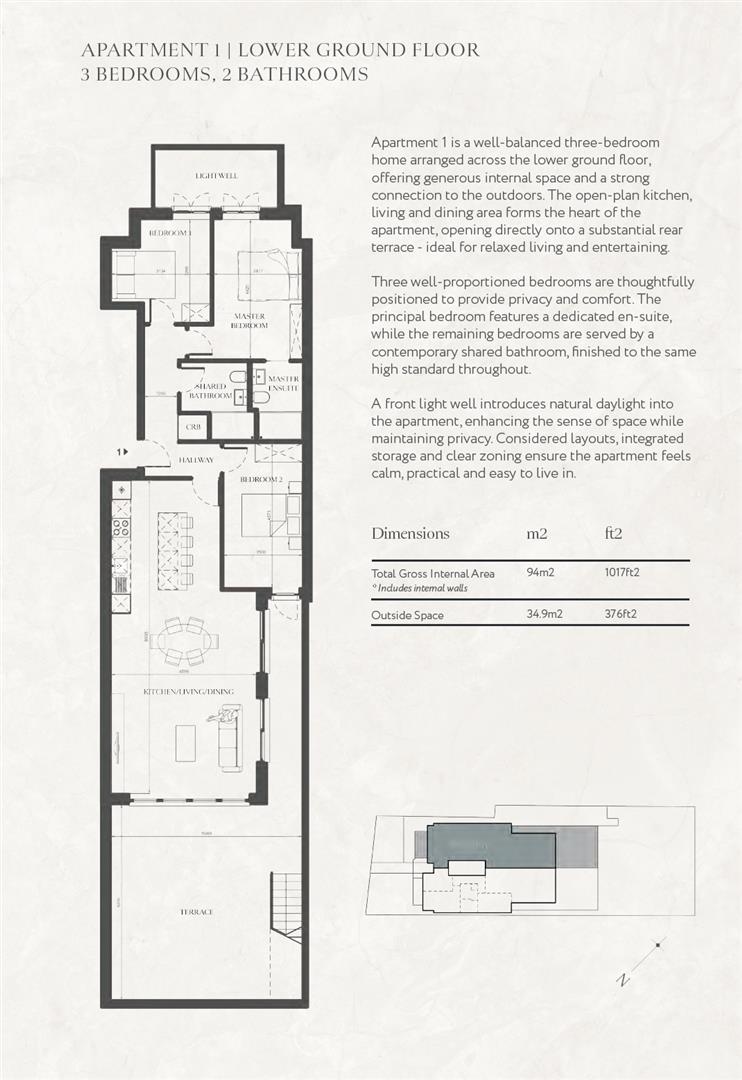Flat 1, 50, Creswick Road, Acton floorplan