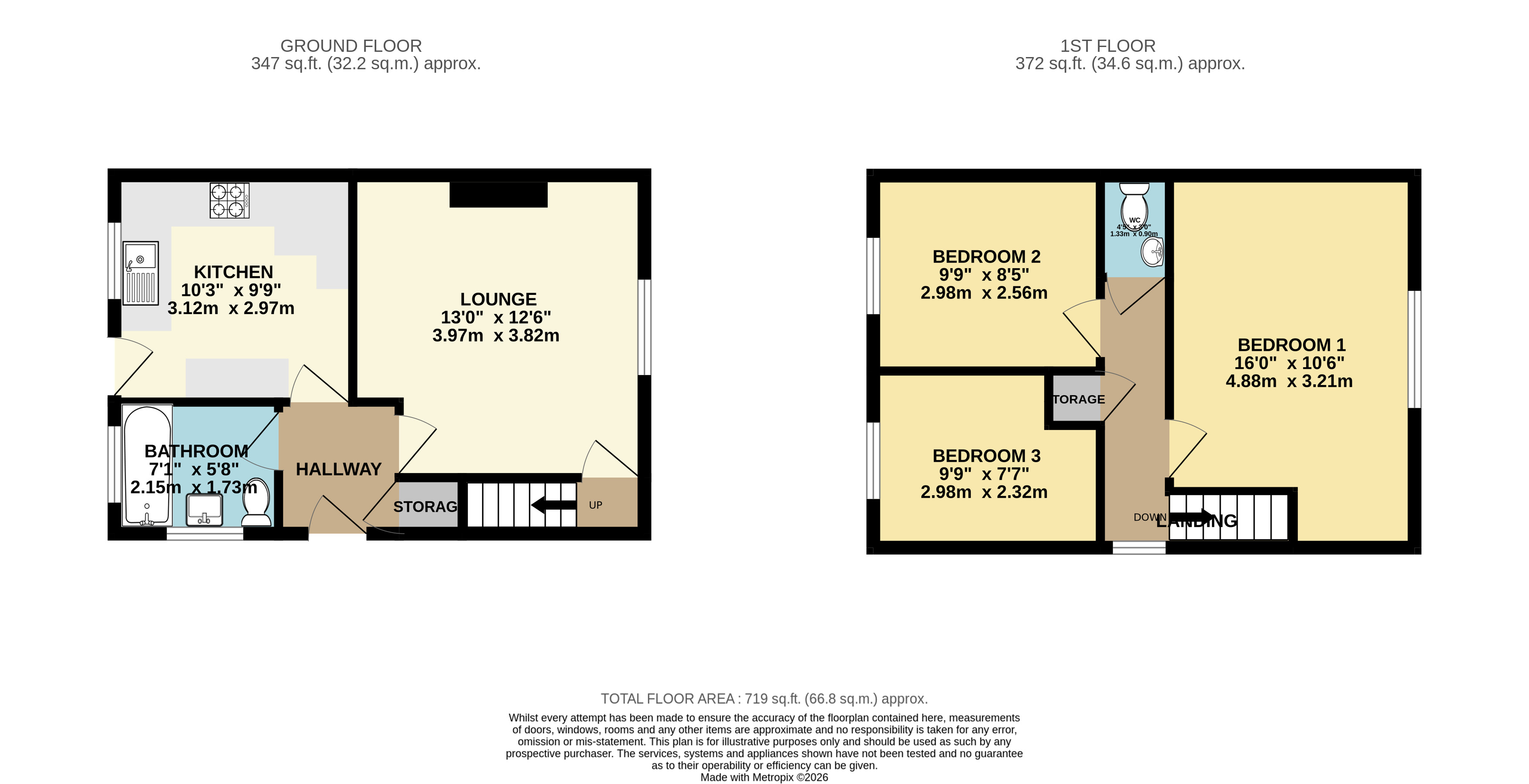 59, Manor Road, Loughborough floorplan