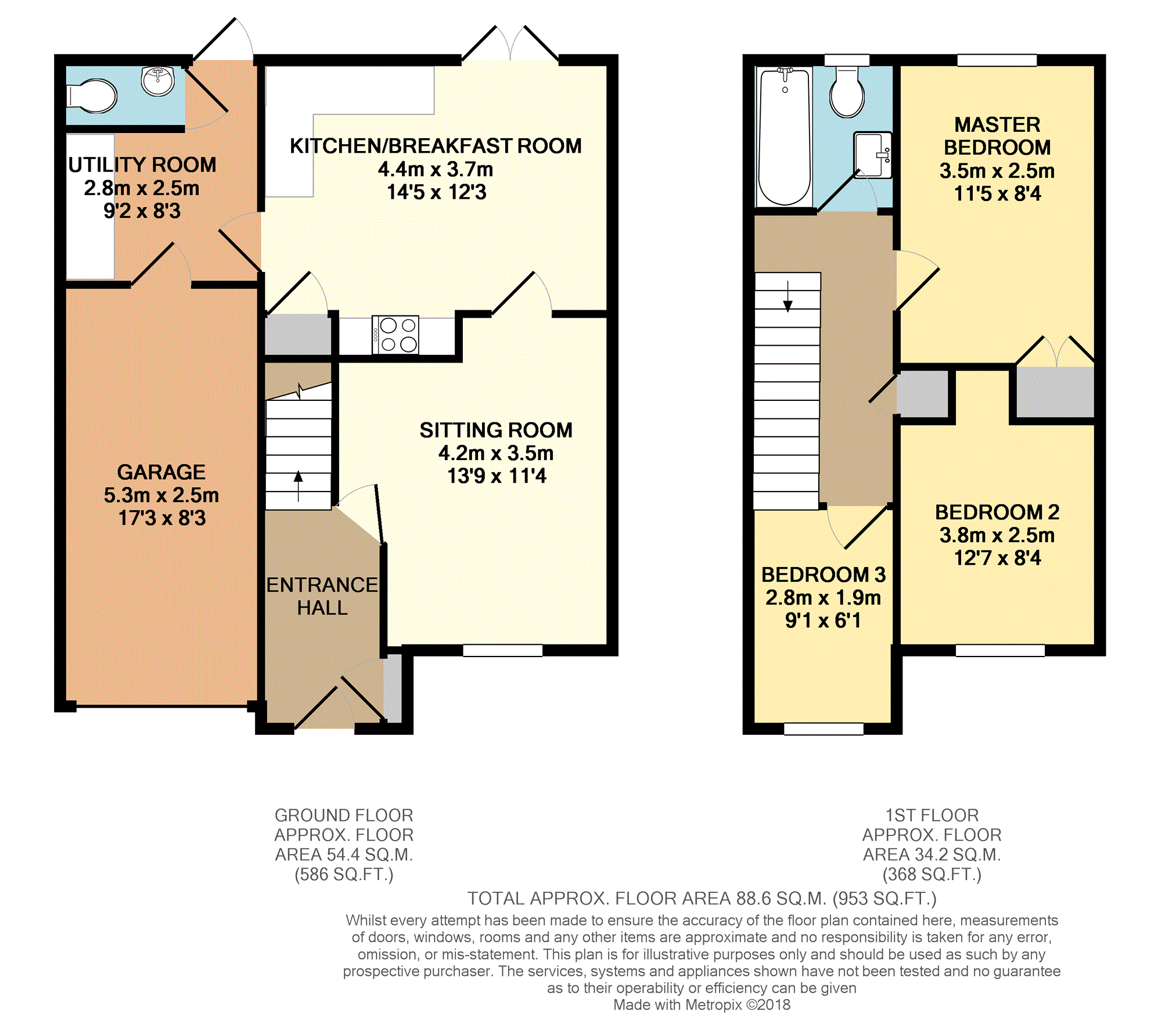 3 Bedrooms Link-detached house for sale in Angora Way, Fleet GU51