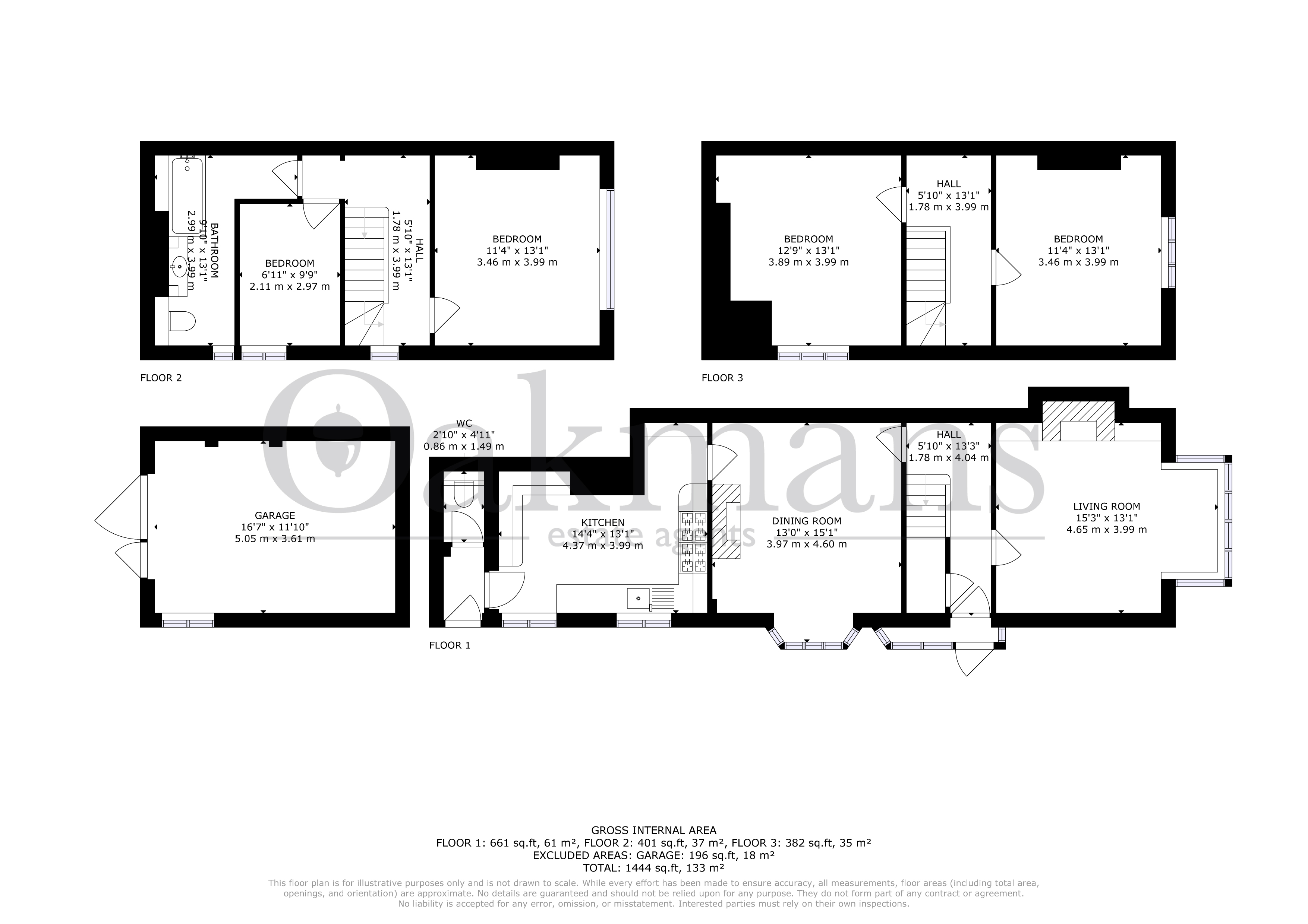 2, ACACIA ROAD, BIRMINGHAM floorplan