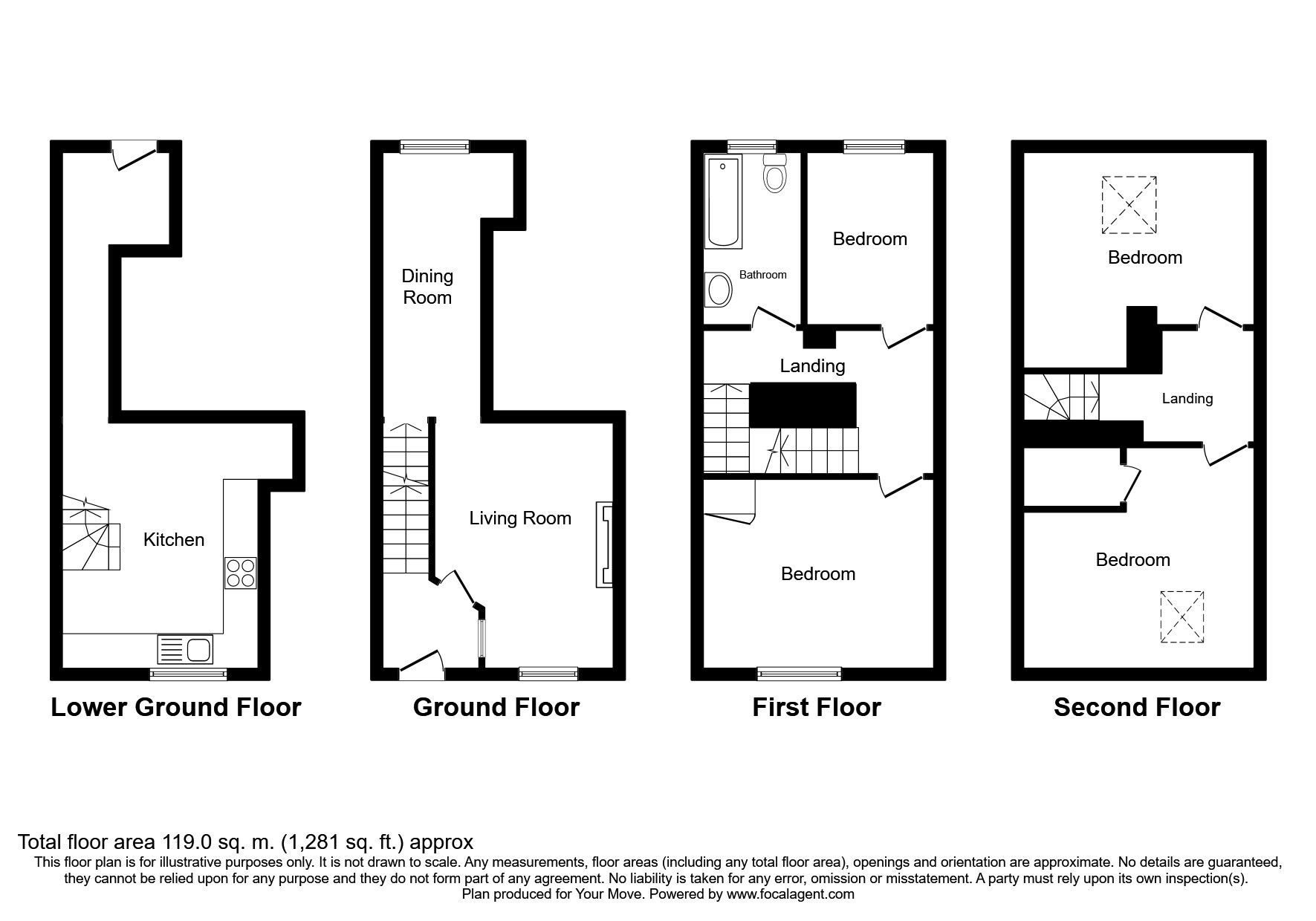 4 Bedrooms Terraced house for sale in Parkwood Street, Keighley BD21