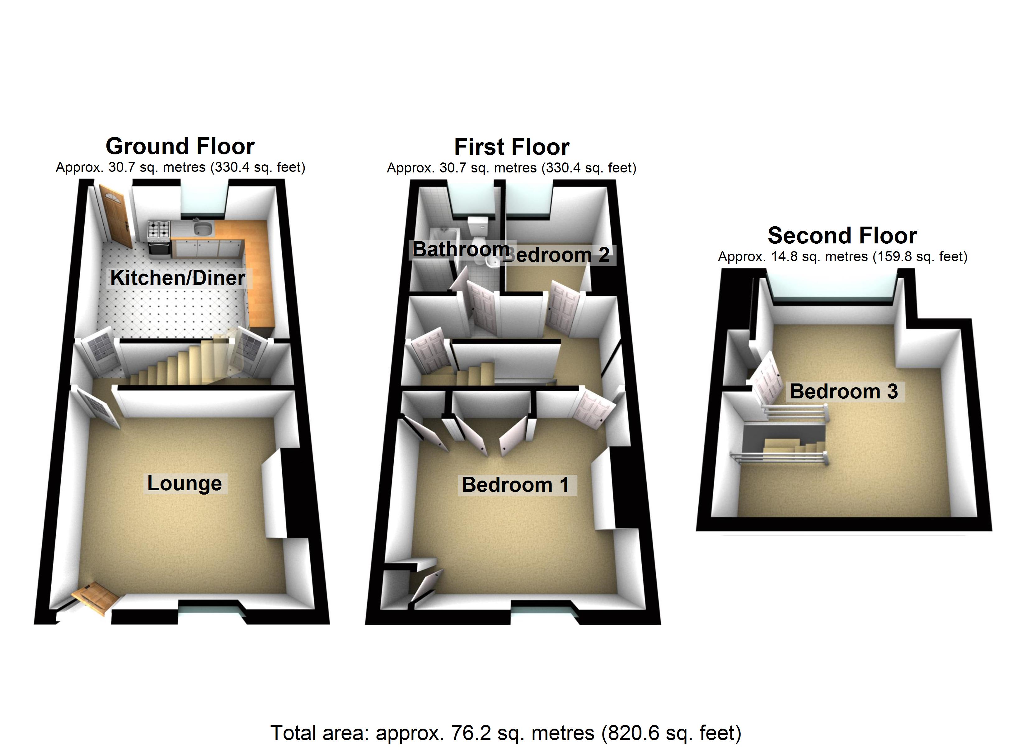 3 Bedrooms Terraced house for sale in Hall Road, Handsworth, Sheffield S13