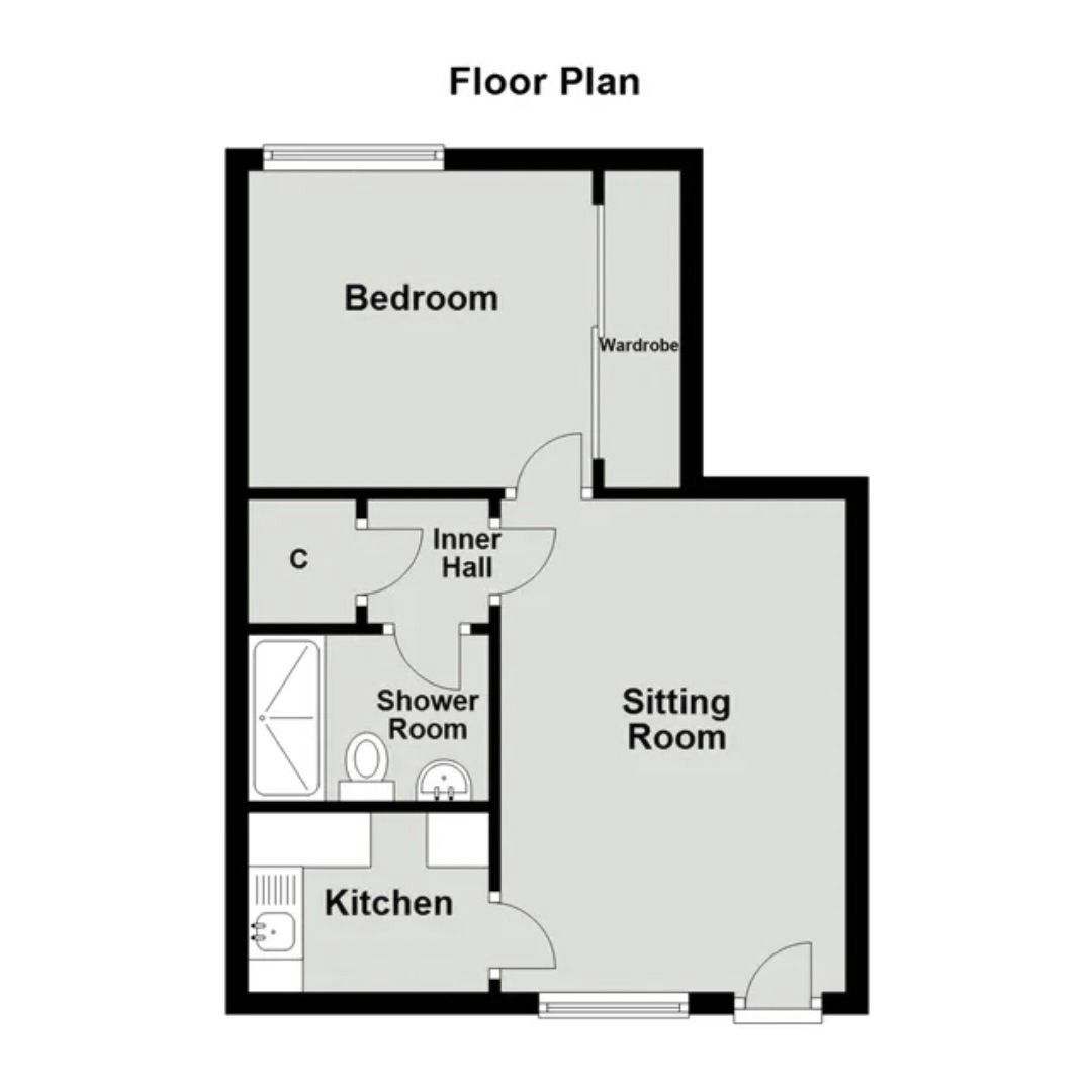 Flat 6, The Coach House, Paignton floorplan