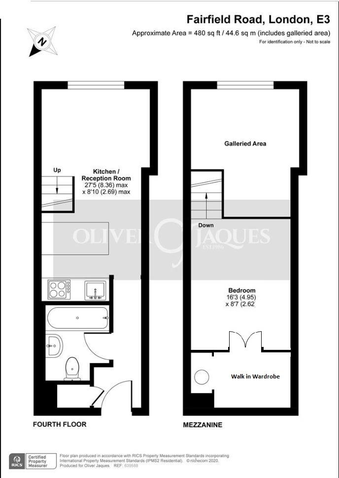 Fairfield Road, Bow Quarter, London E3, 1 bedroom flat for sale