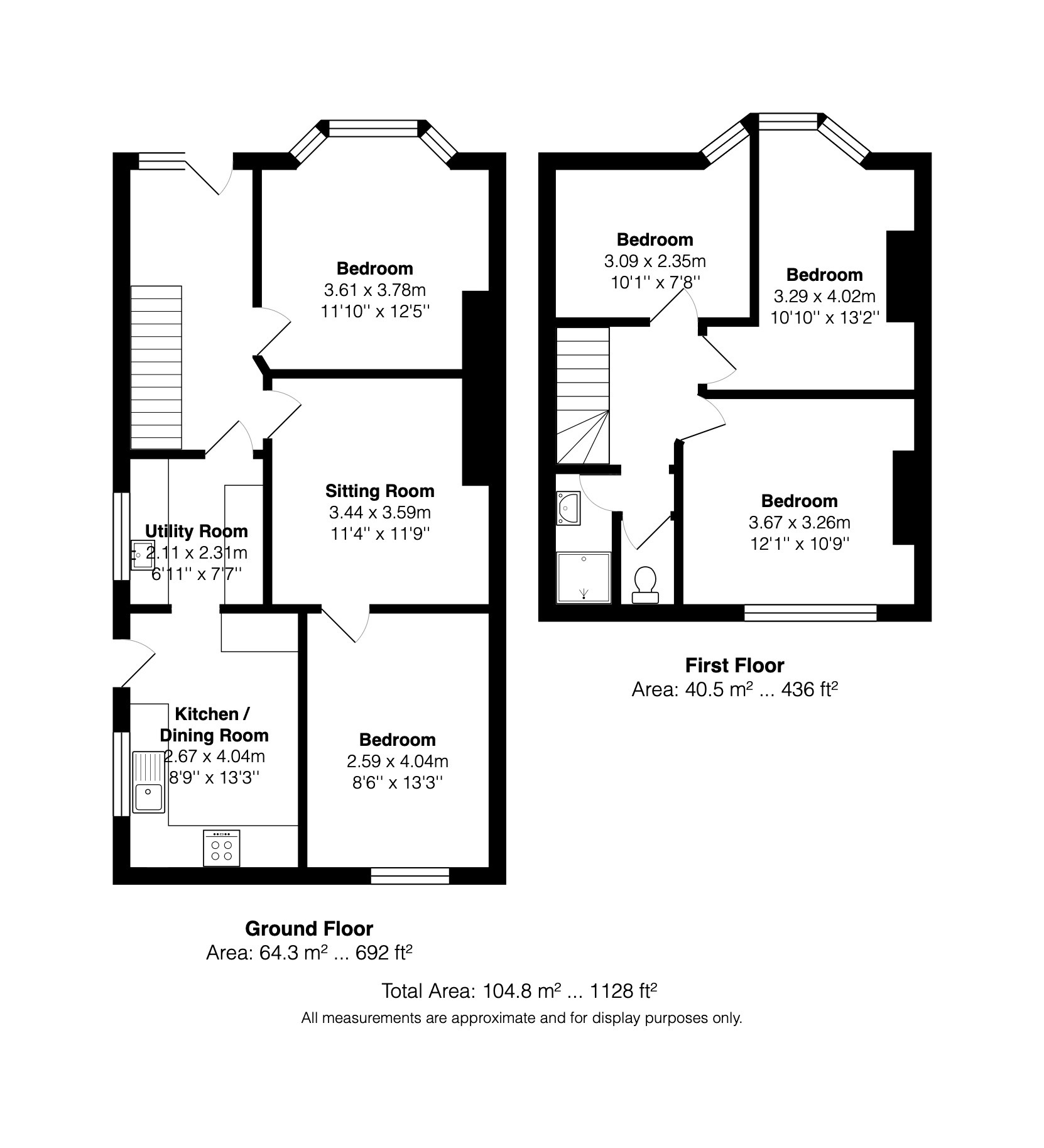 26 Lower Bevendean Avenue, Brighton, East Sussex floorplan