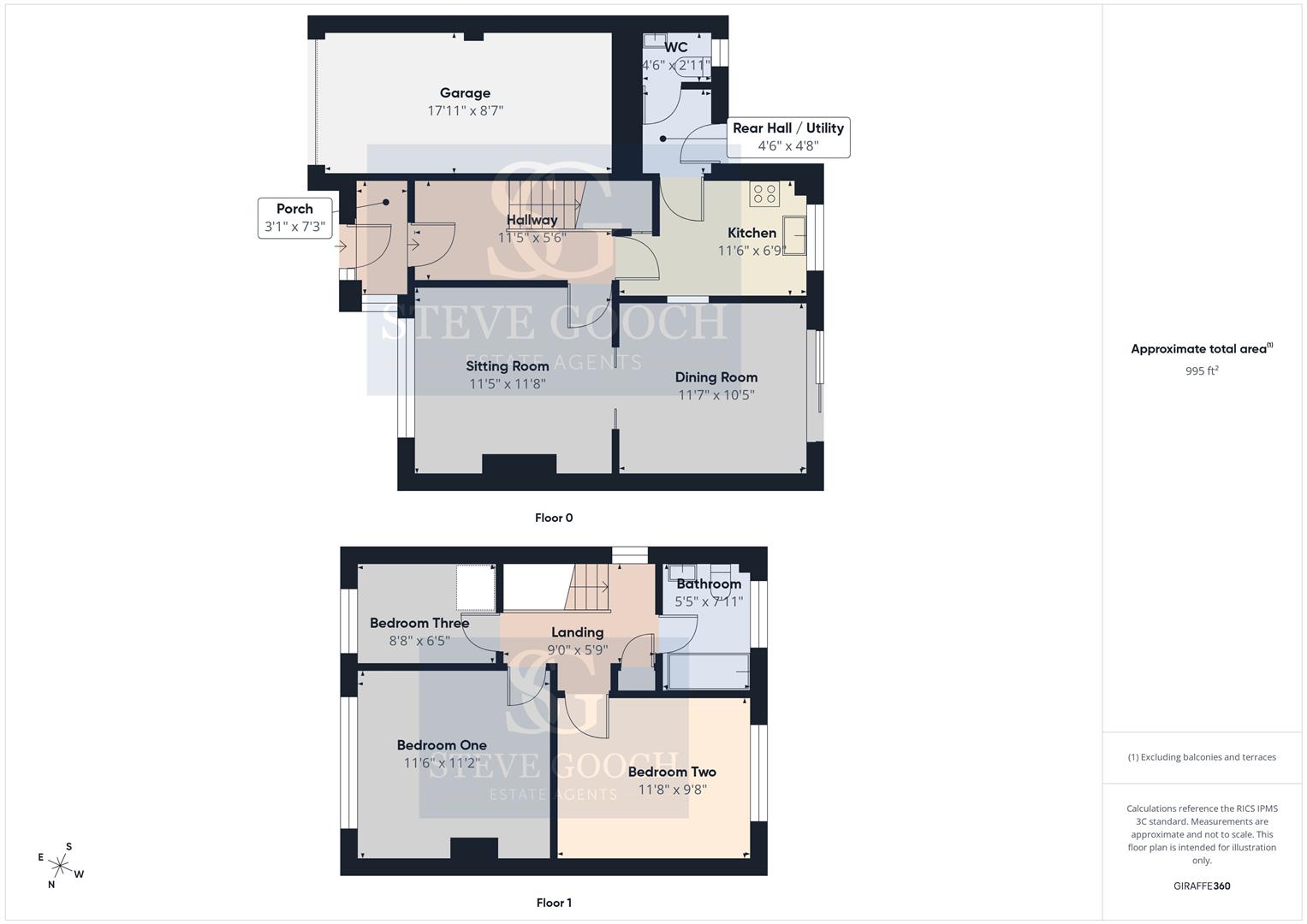 7, Glebe Close, Mitcheldean floorplan