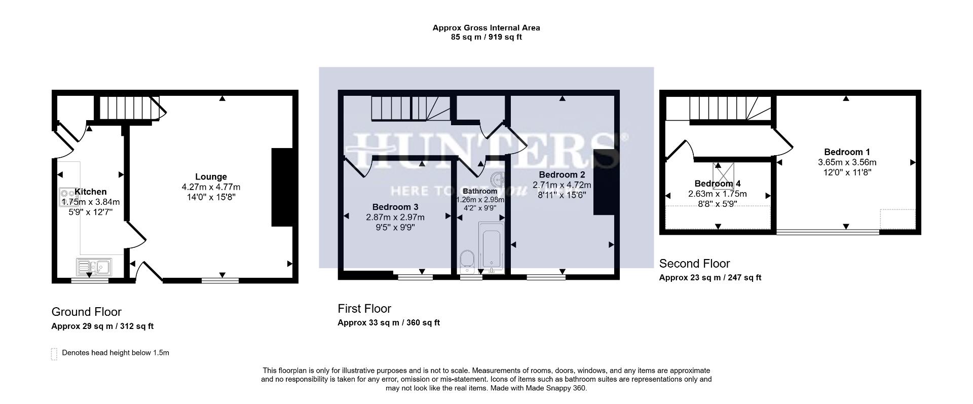 176, Dirkhill Road, Bradford floorplan