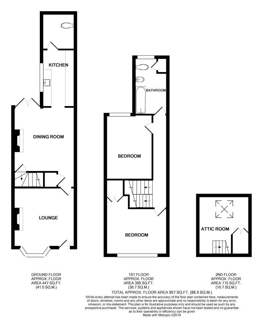 2 Bedrooms Terraced house for sale in Saxby Road, Melton Mowbray LE13