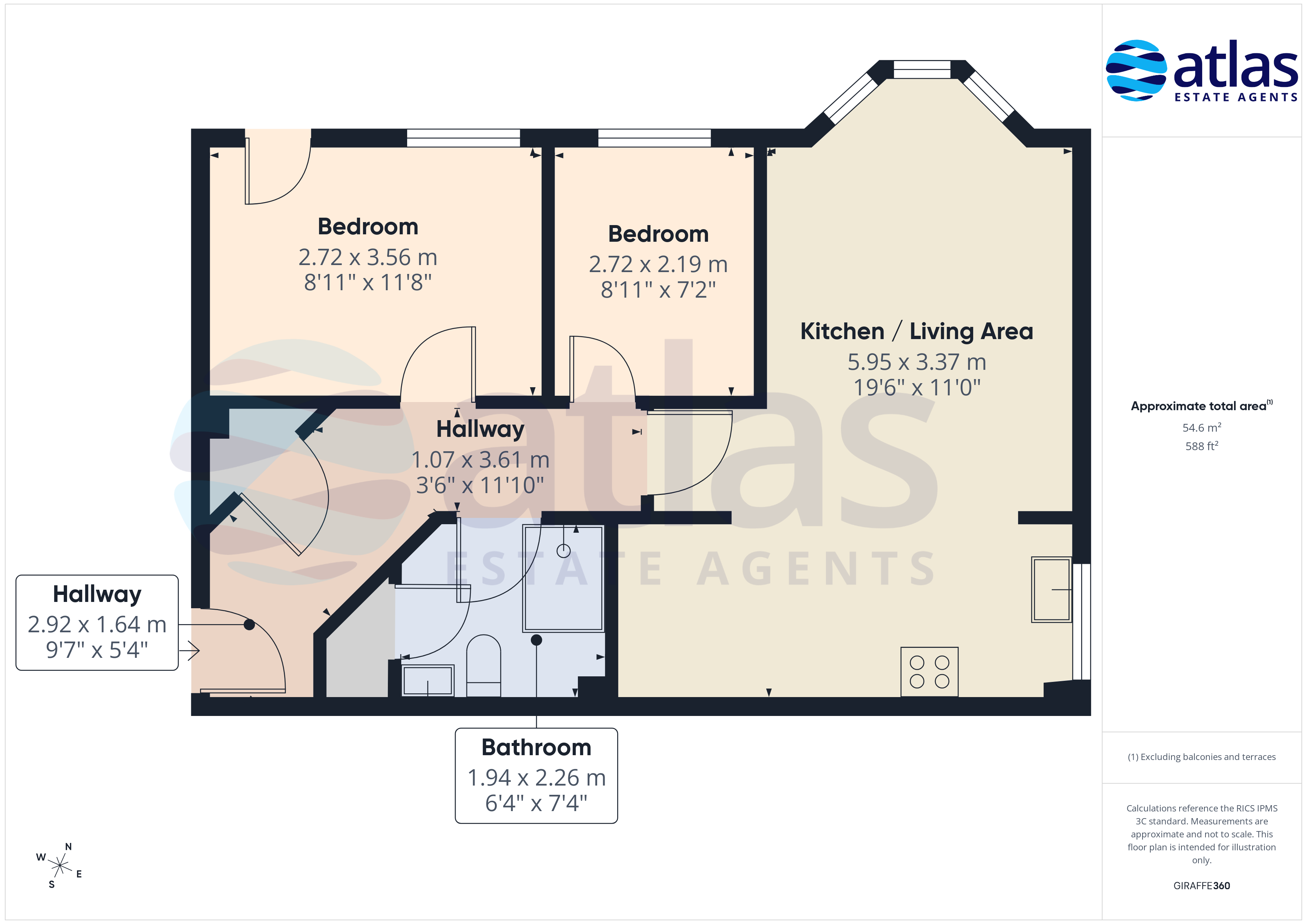 Hayling House, The Spinnakers, Liverpool floorplan