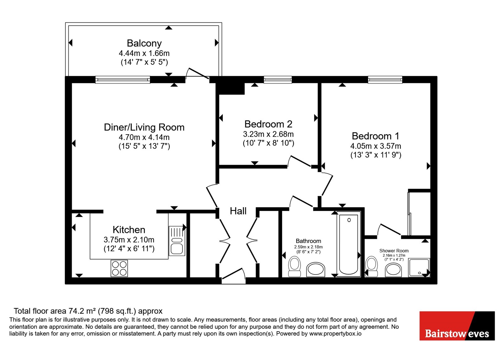 Flat 19, 31, Mahindra Way, London floorplan