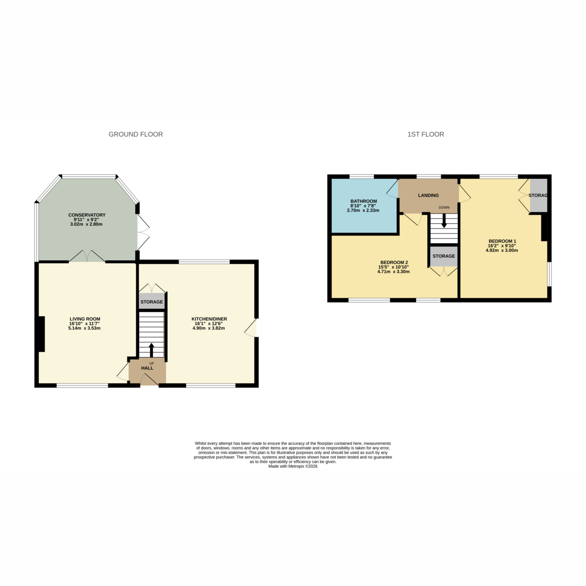 1, Hartington Street, Langwith floorplan