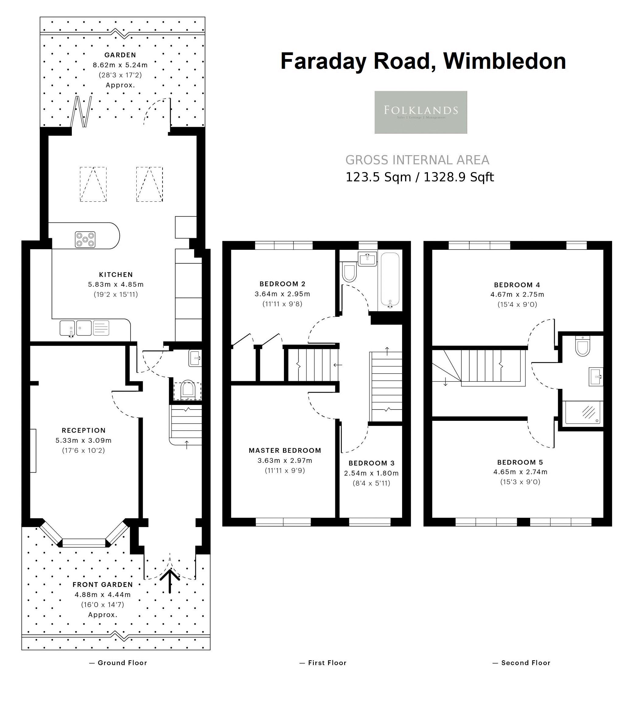 91, Faraday Road, London floorplan