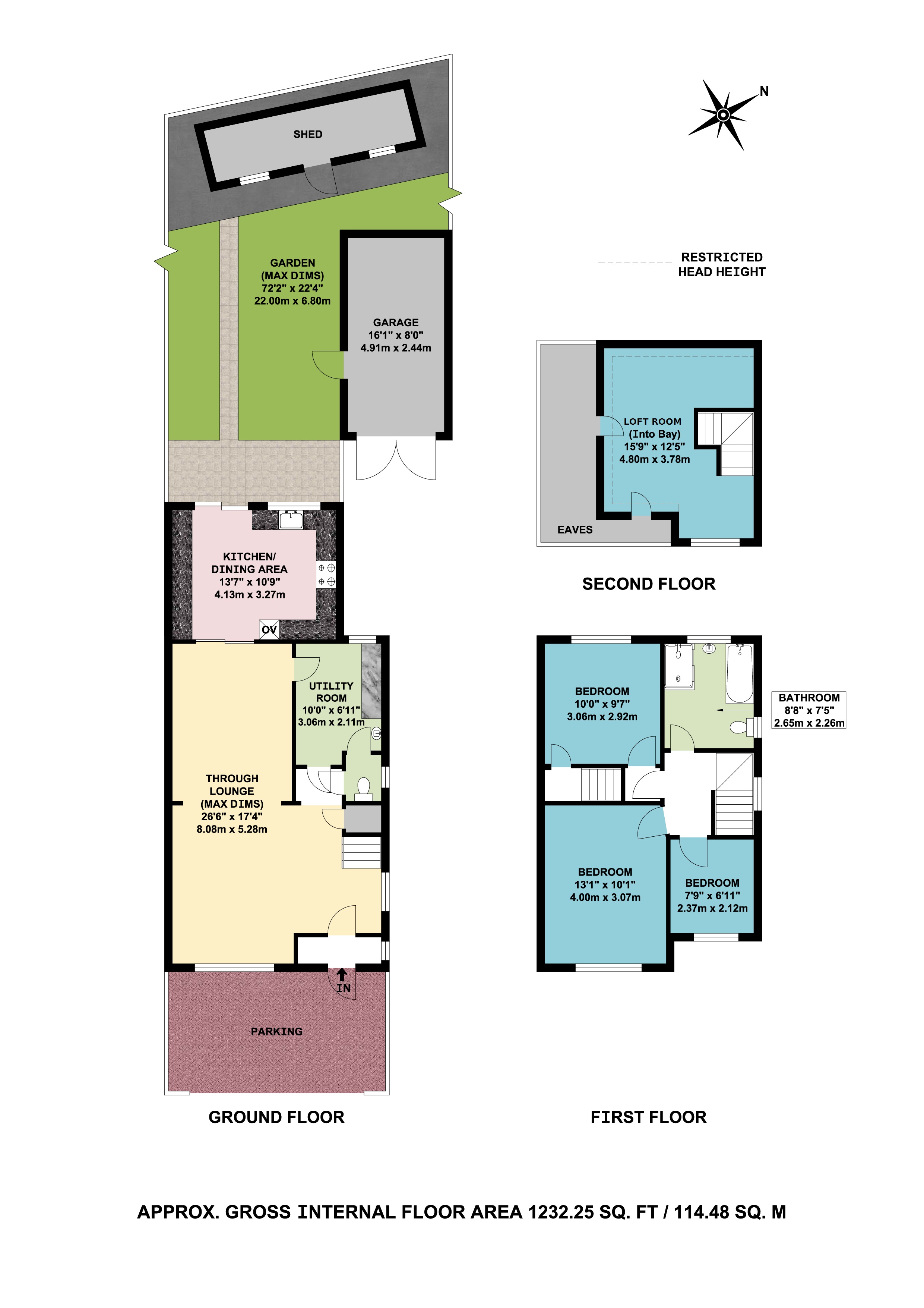 74, Rugby Avenue, Greenford floorplan