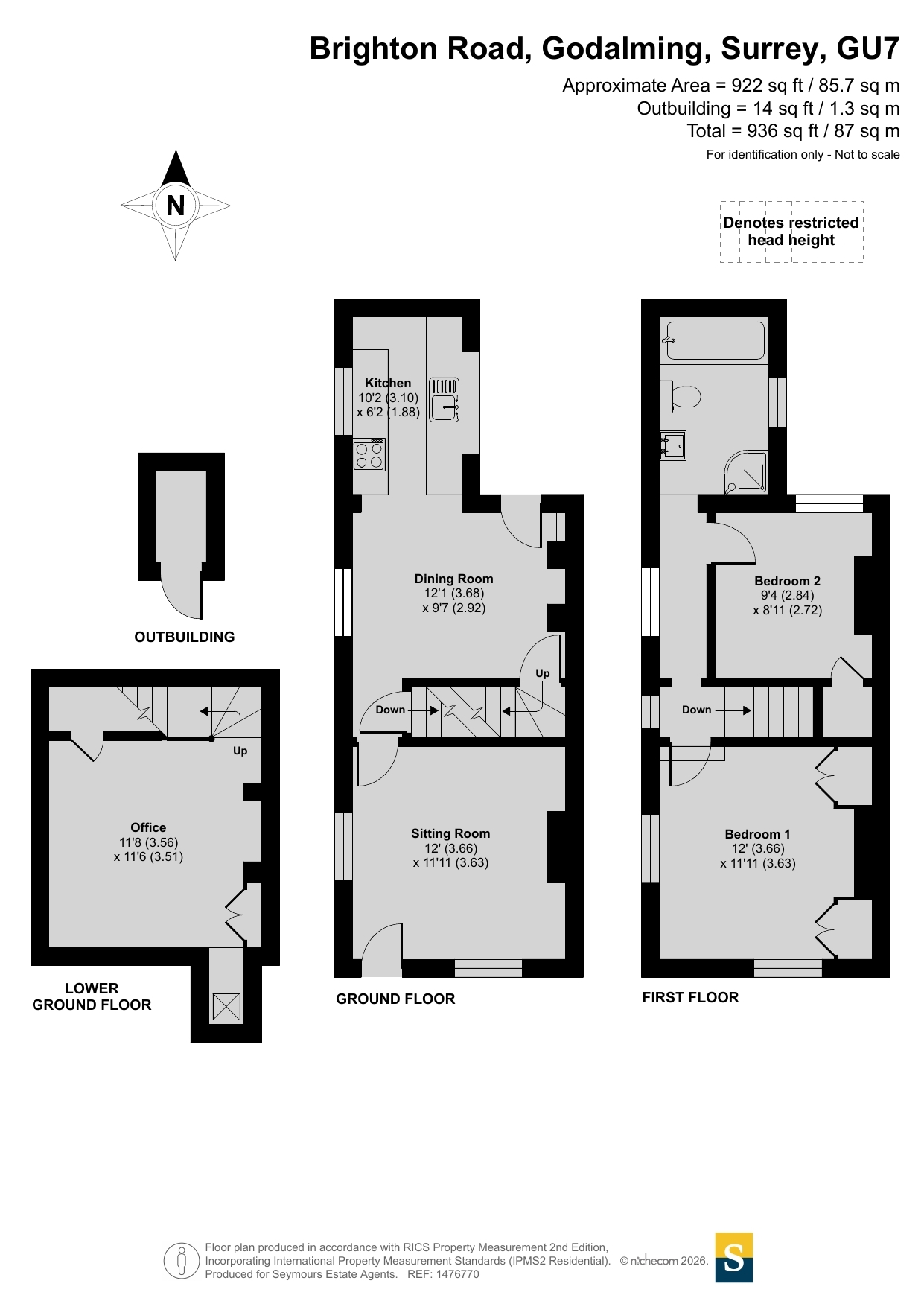 113, Brighton Road, Surrey floorplan