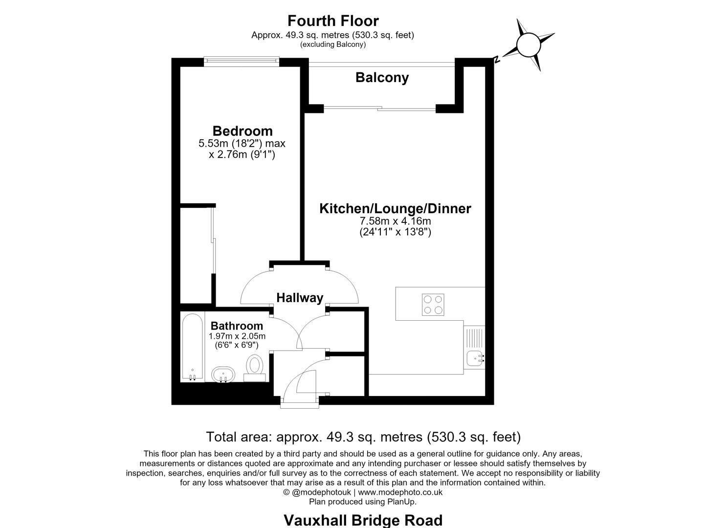 181 Vauxhall Bridge Road, London floorplan