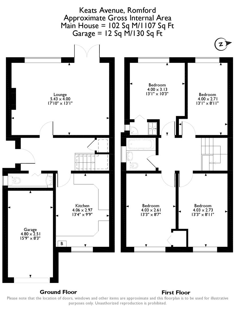 Keats Avenue, Romford RM3, 4 bedroom semidetached house for sale