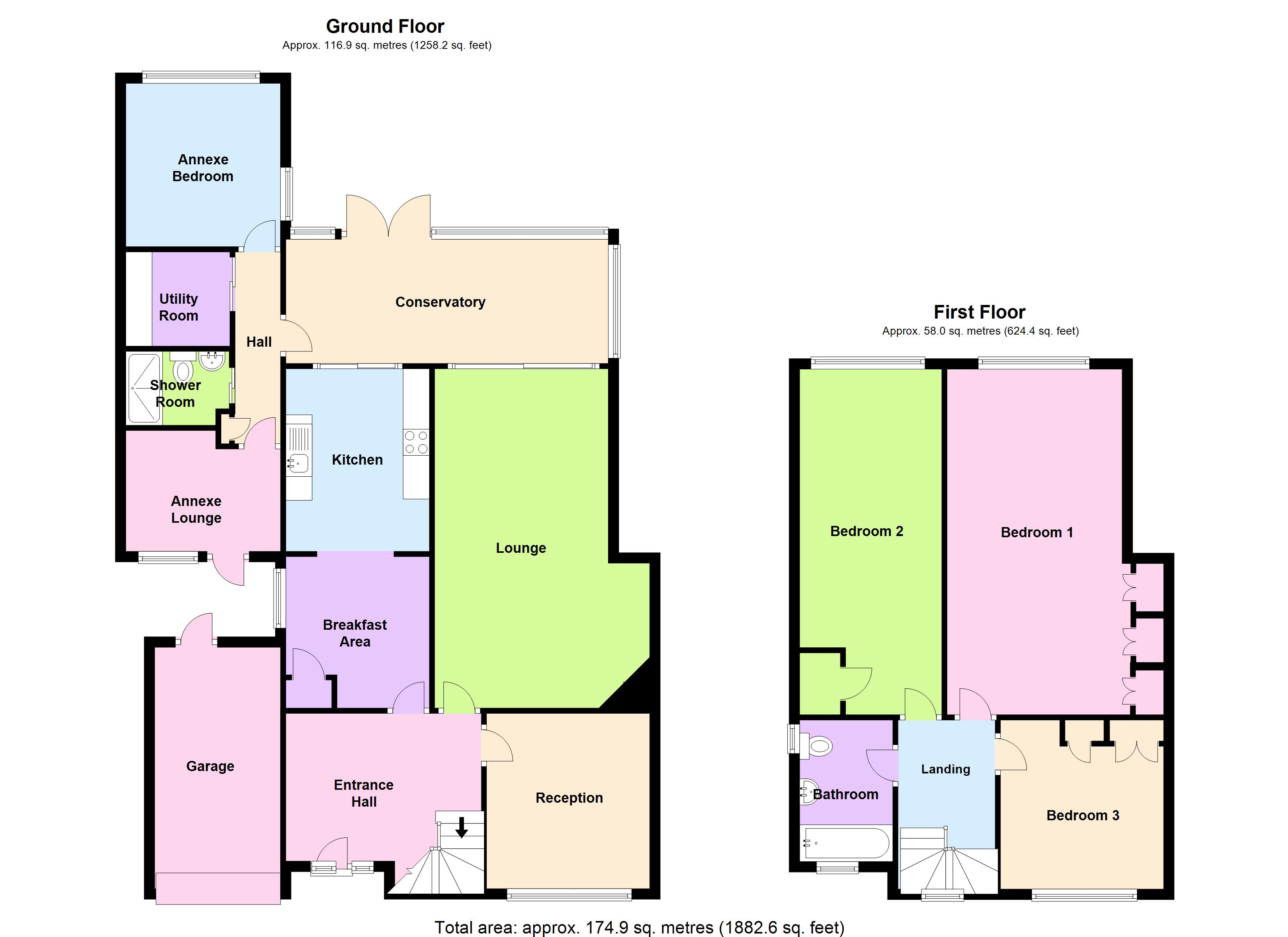 3 Bedrooms Semi-detached house for sale in Le Marchant, Frimley, Surrey GU16