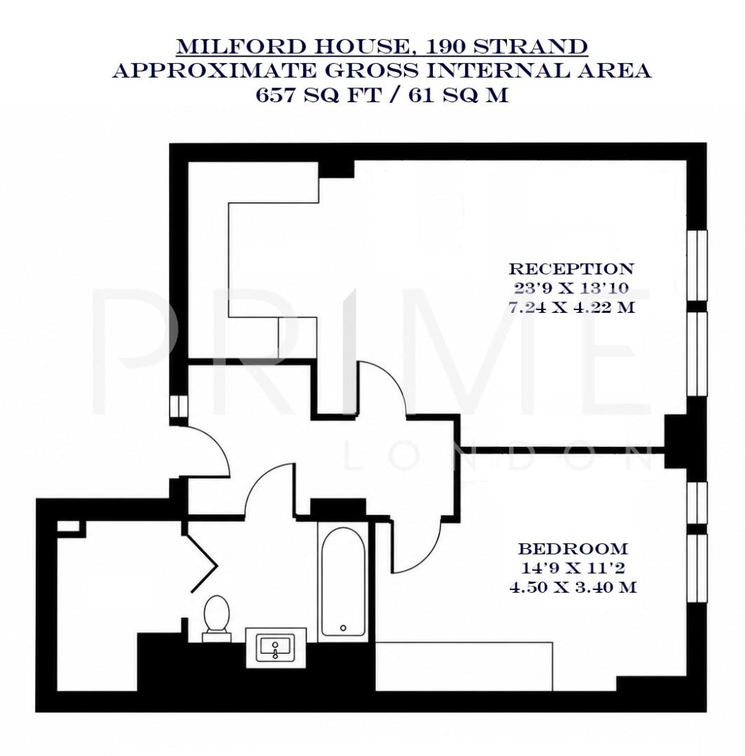 Milford House, 190 Strand floorplan