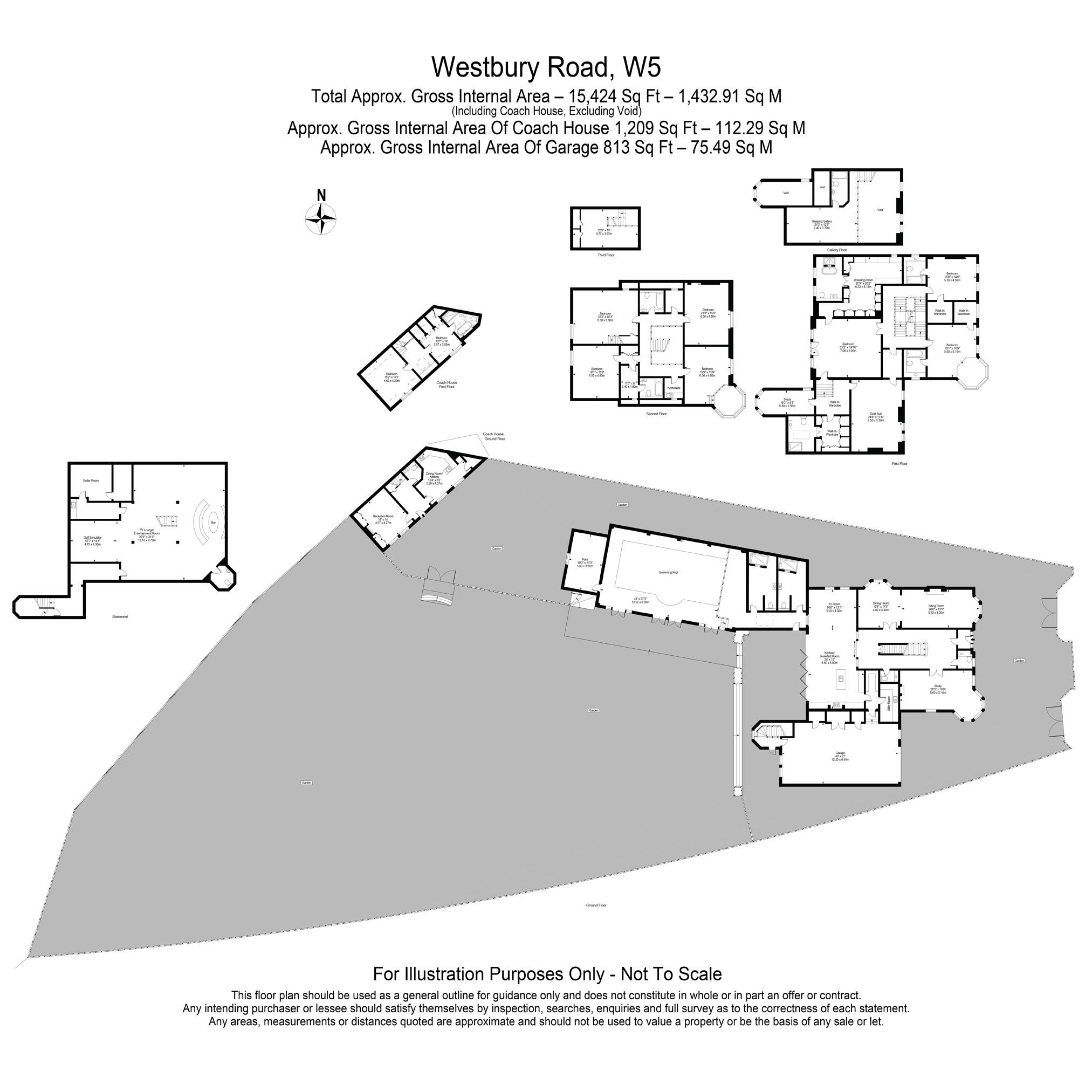 1, Westbury Road, London floorplan