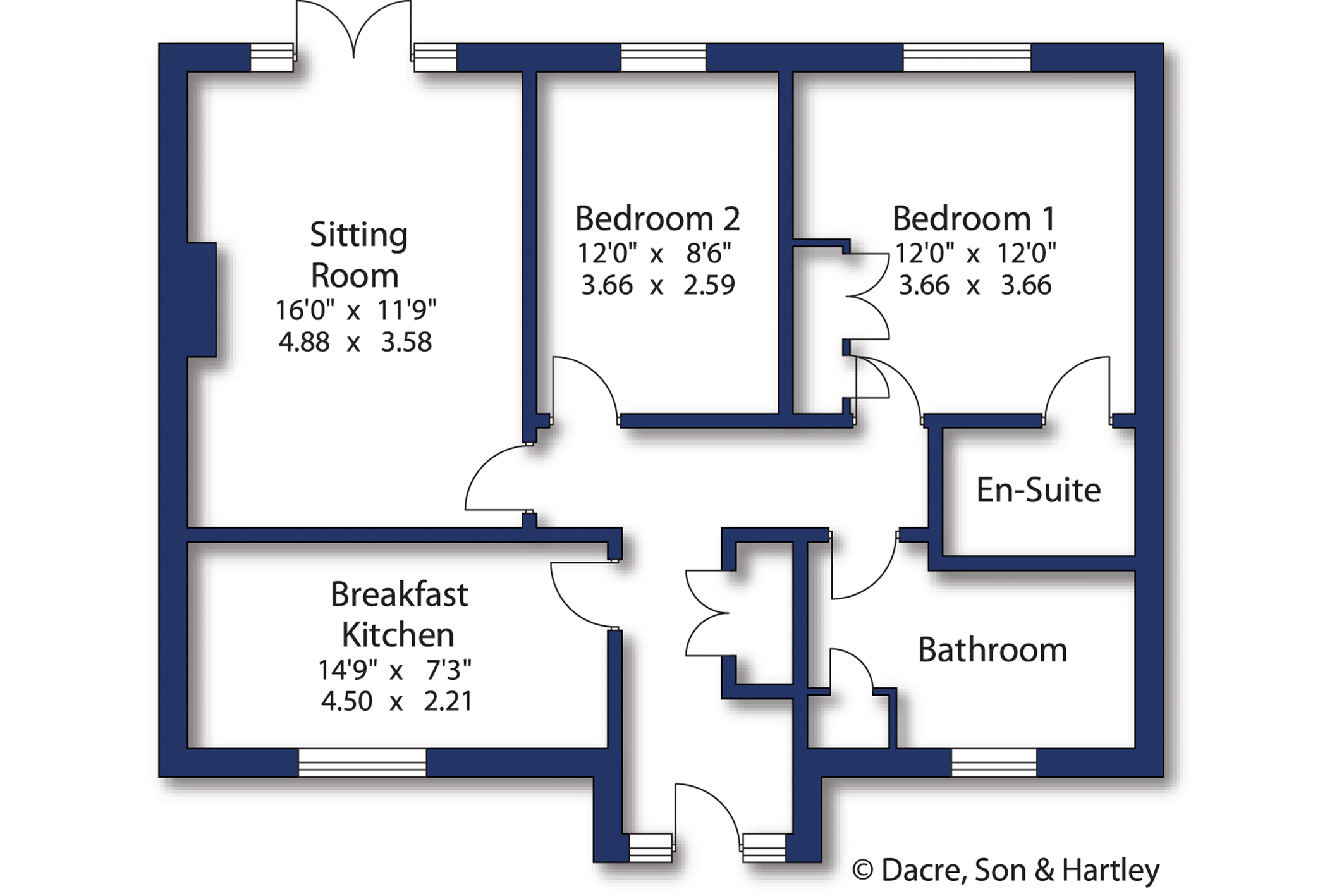 16, West Court, Killinghall floorplan