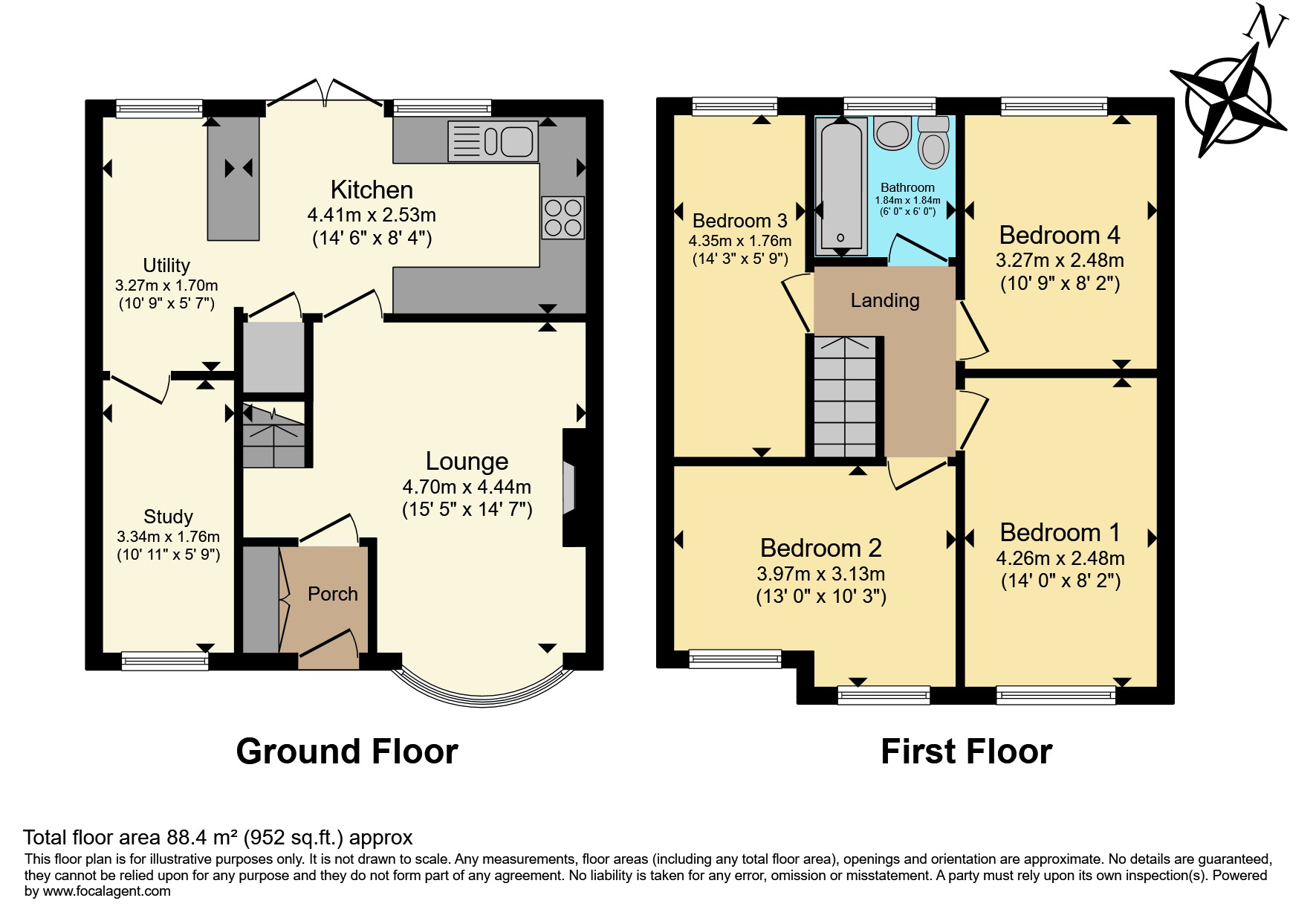 40, Defoe Drive, Parkhall, Stoke-on-trent floorplan