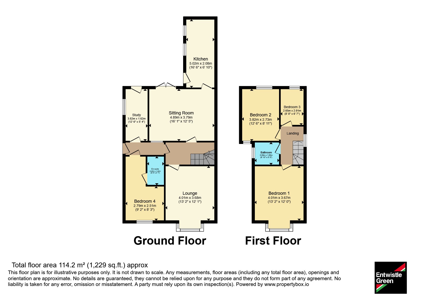 28, Ashworth Grove, Preston floorplan