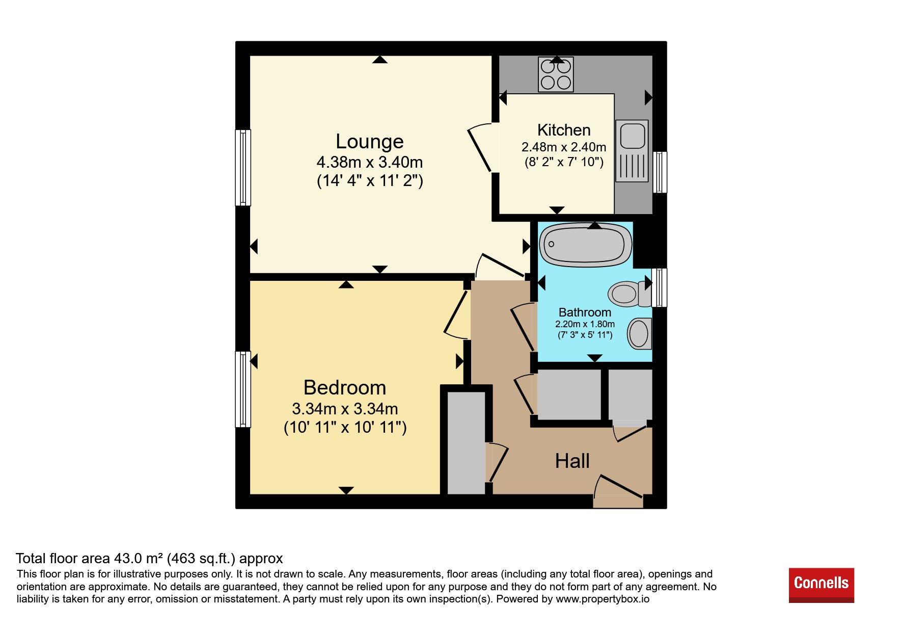129, Malyon Close, Braintree floorplan