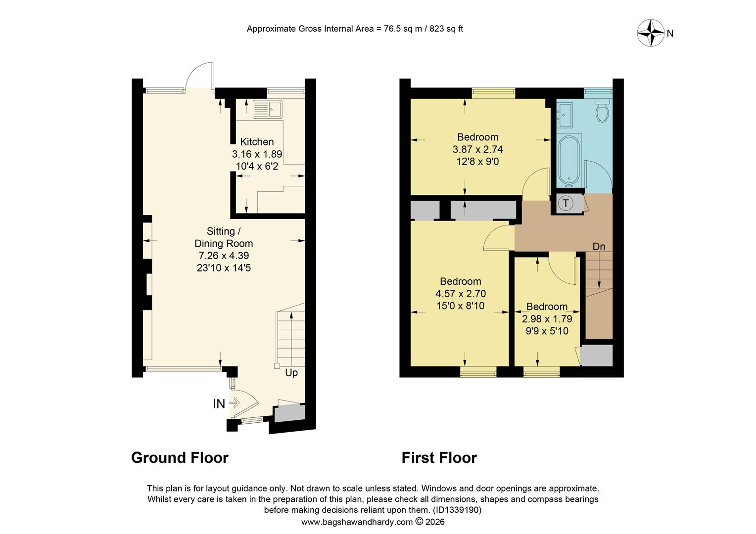 71, Hazelwood Road, Hurst Green floorplan