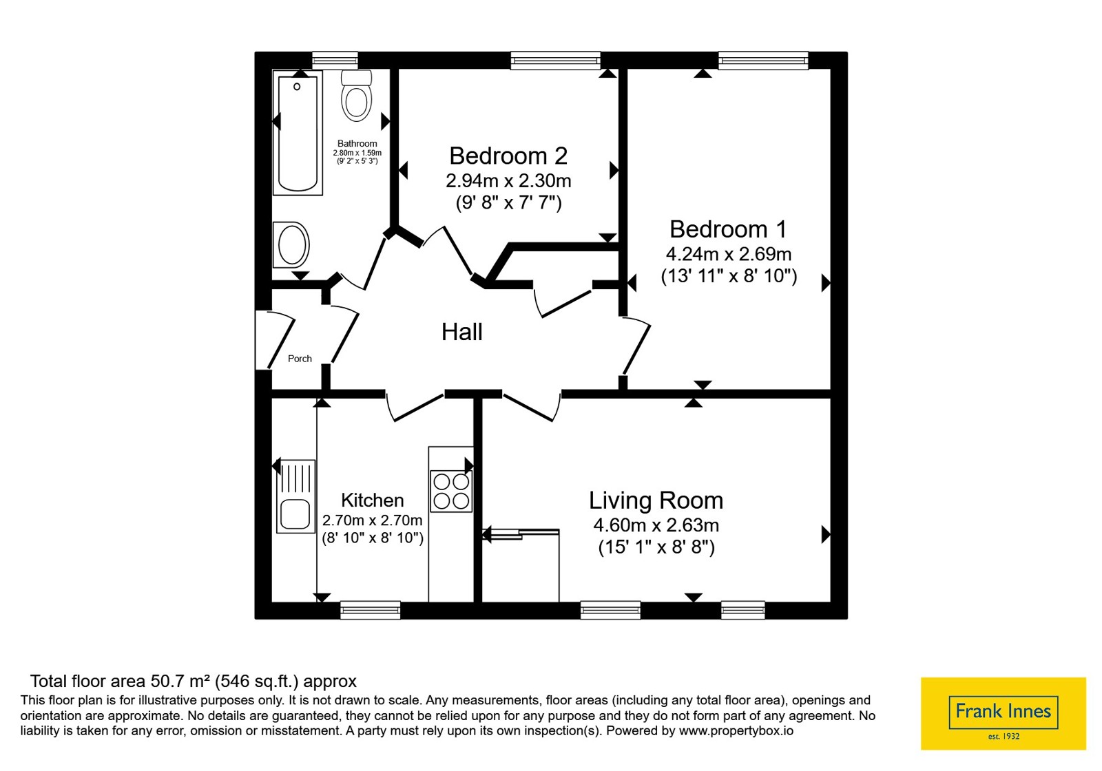 66, Oak Crescent, Leicestershire floorplan