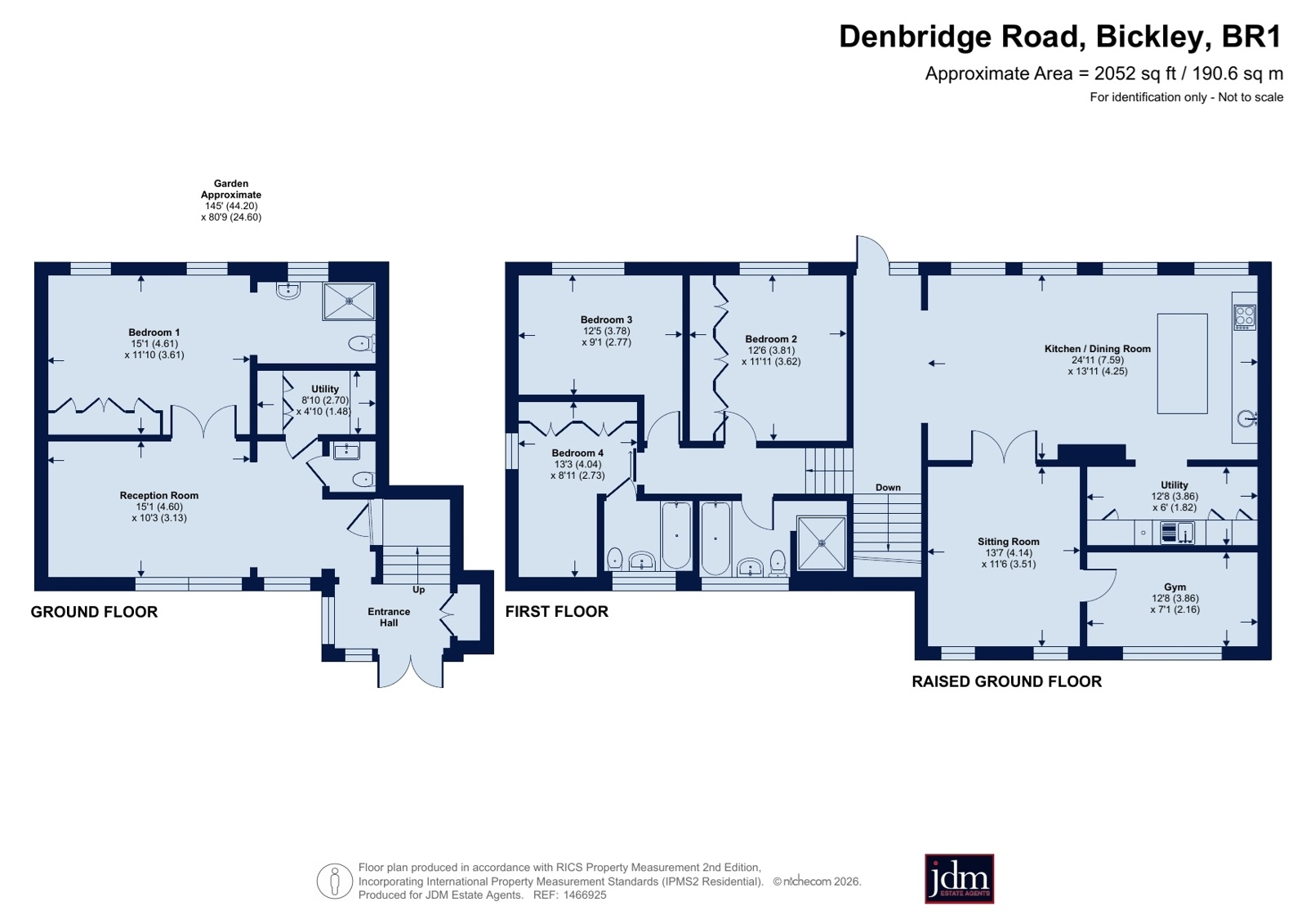 Wynwood, 19b, Denbridge Road, Bickley floorplan