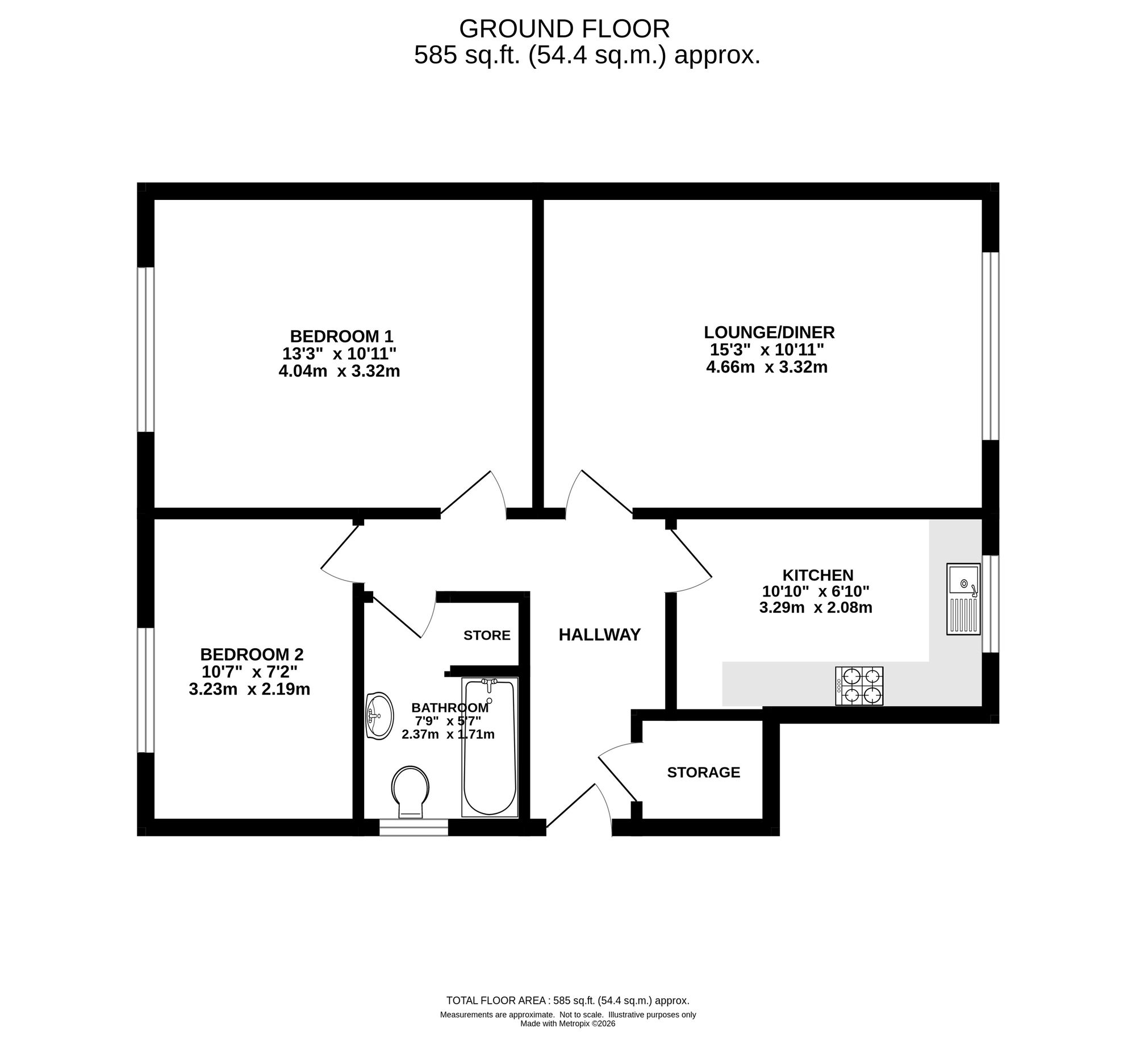 42 Broomfield Drive, Stockport floorplan