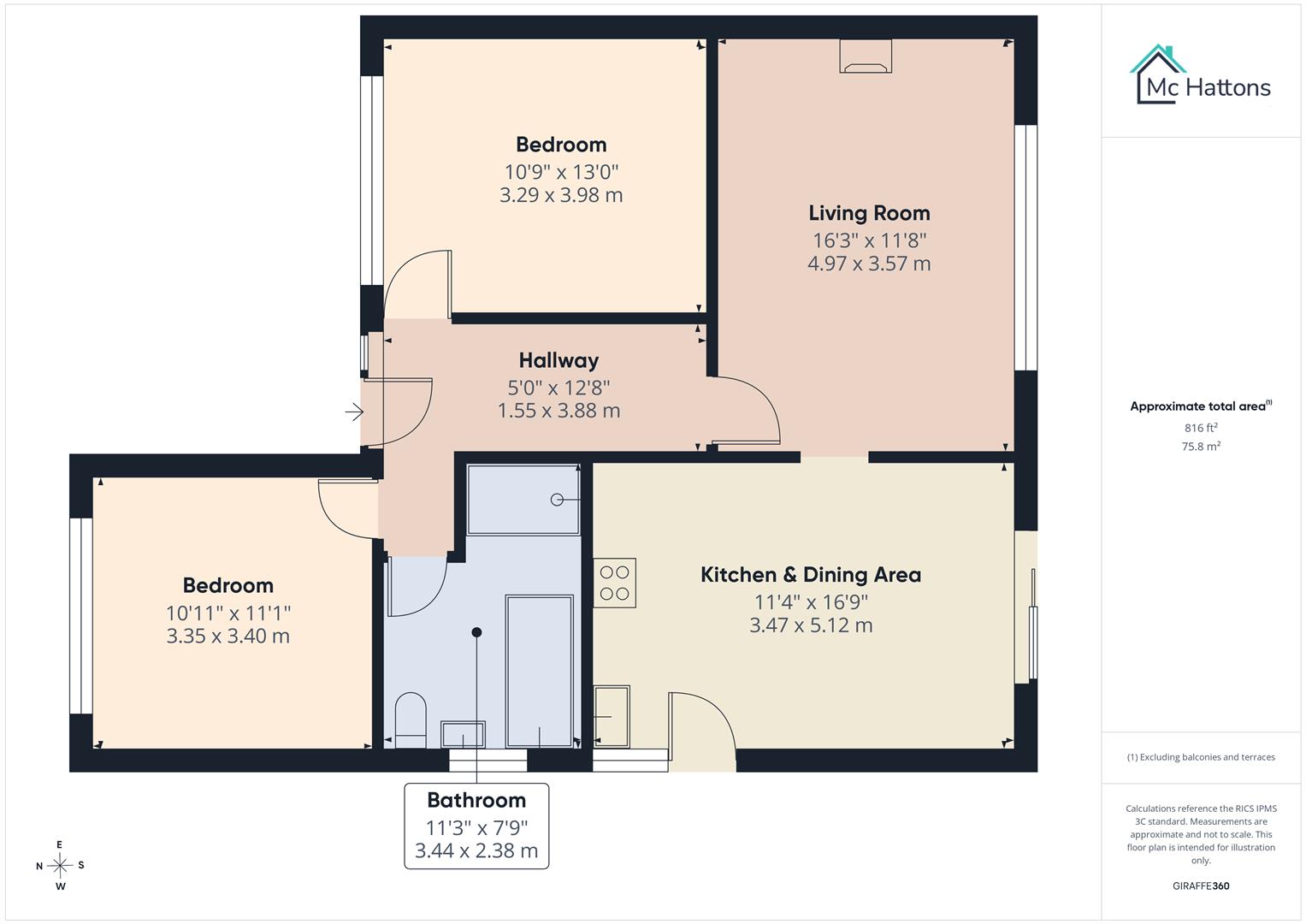 13, Birch Walk, Porthcawl floorplan