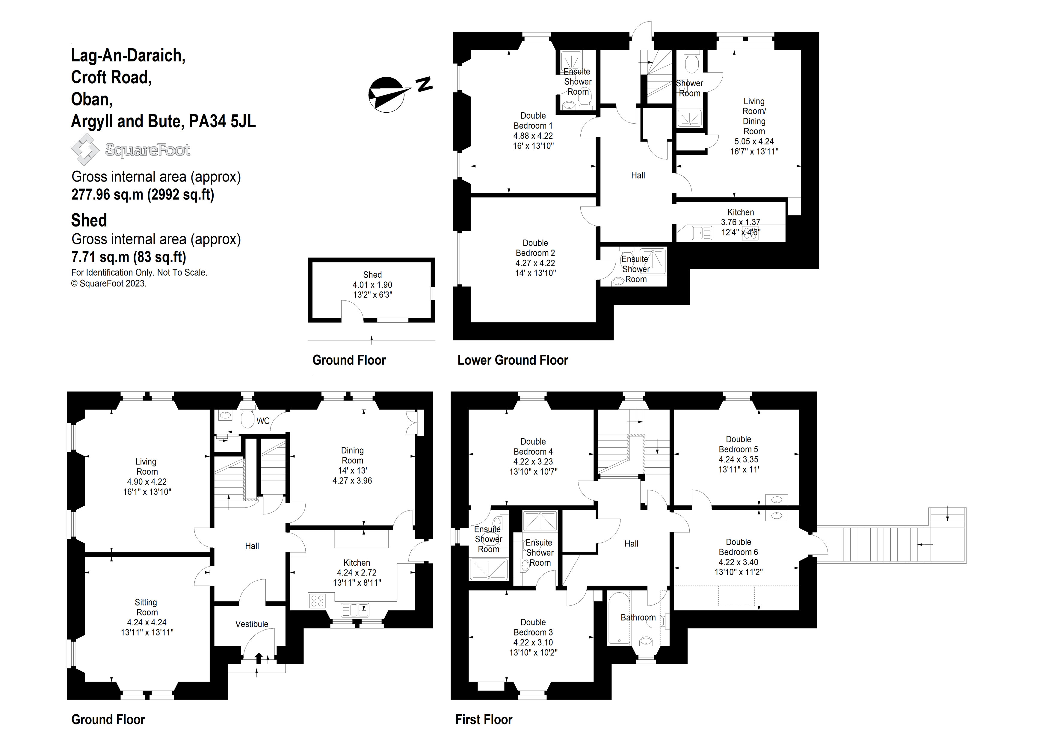 Lagandaraich, Croft Road, Oban, Argyll PA34, 6 bedroom detached house