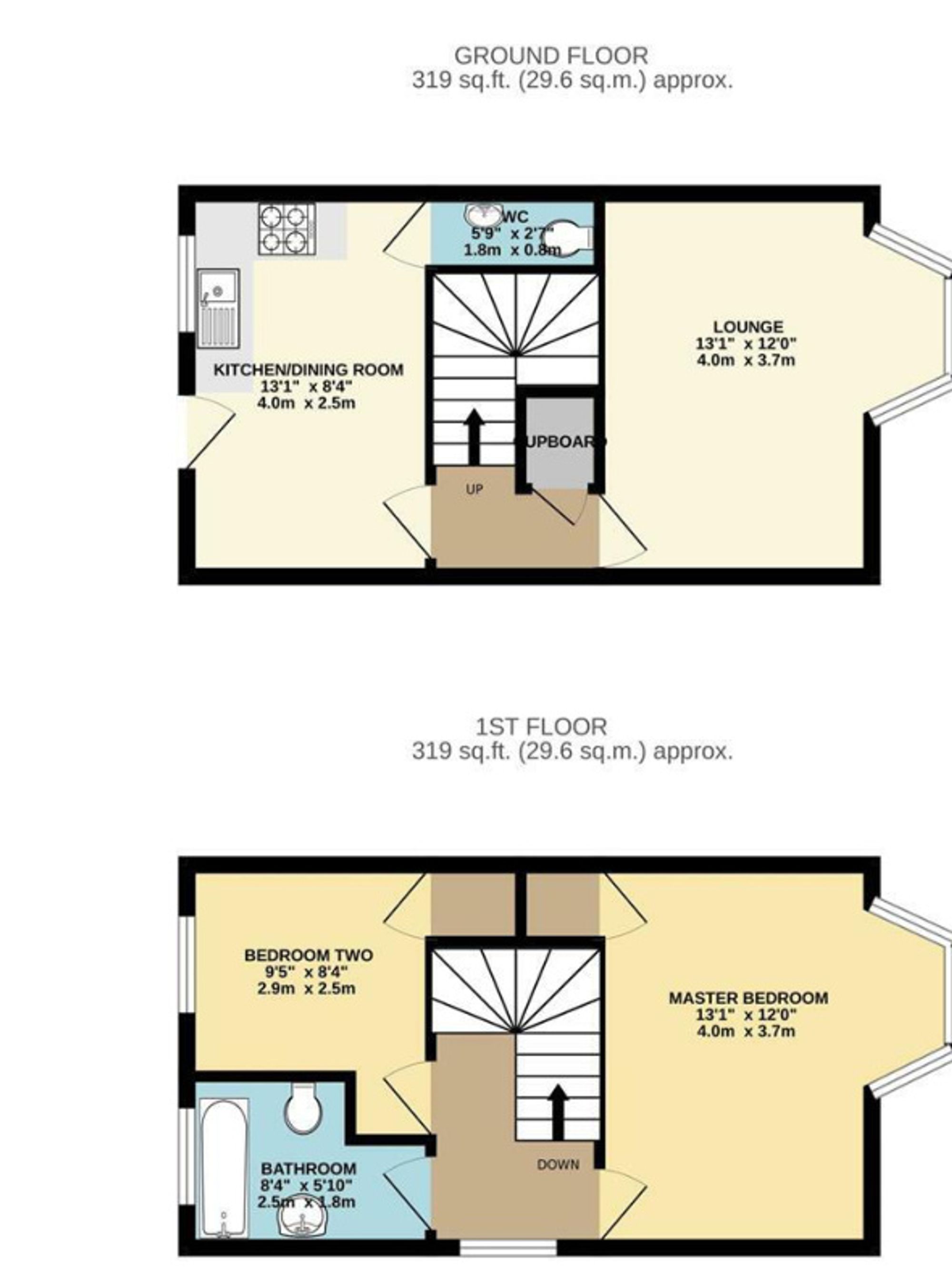 36 Stret Trystan, Newquay floorplan