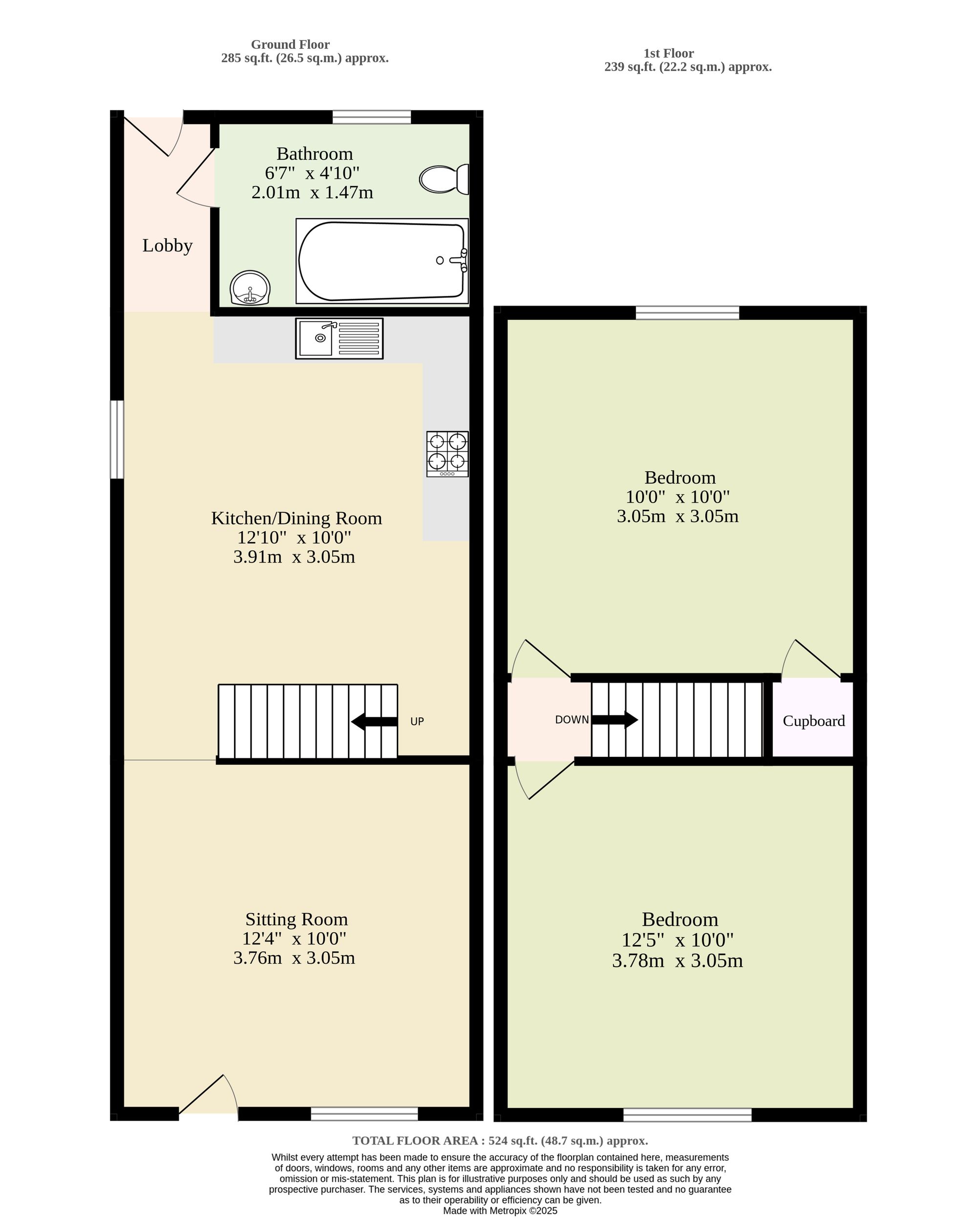 4 North Street, Norwich floorplan