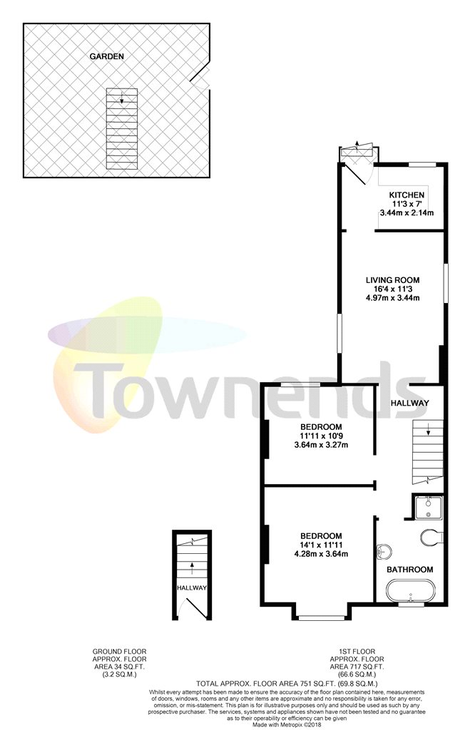 2 Bedrooms Maisonette to rent in Balfour Road, South Norwood, London SE25